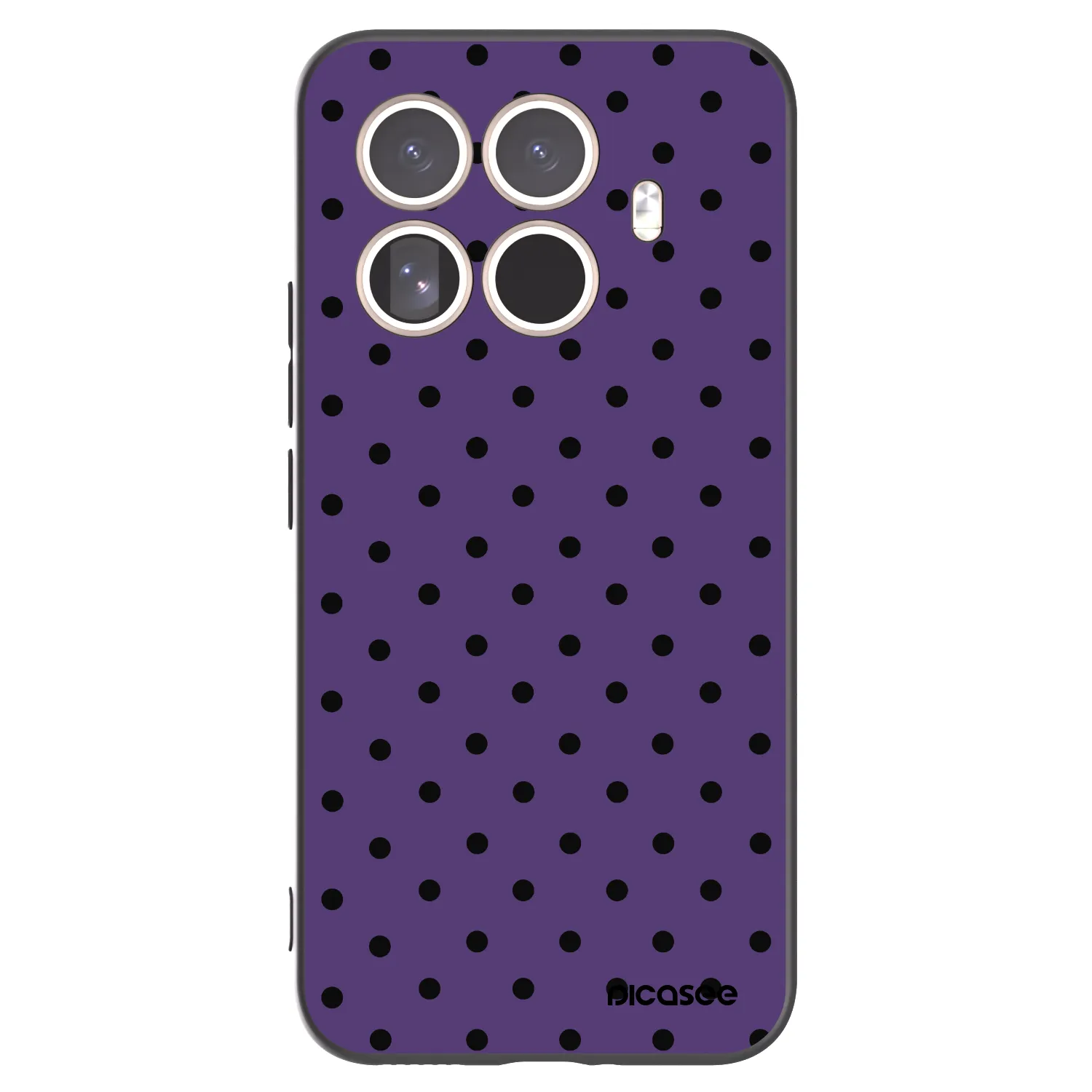 Picasee Μαύρη θήκη σιλικόνης για Xiaomi 15T Pro - Flickers 2