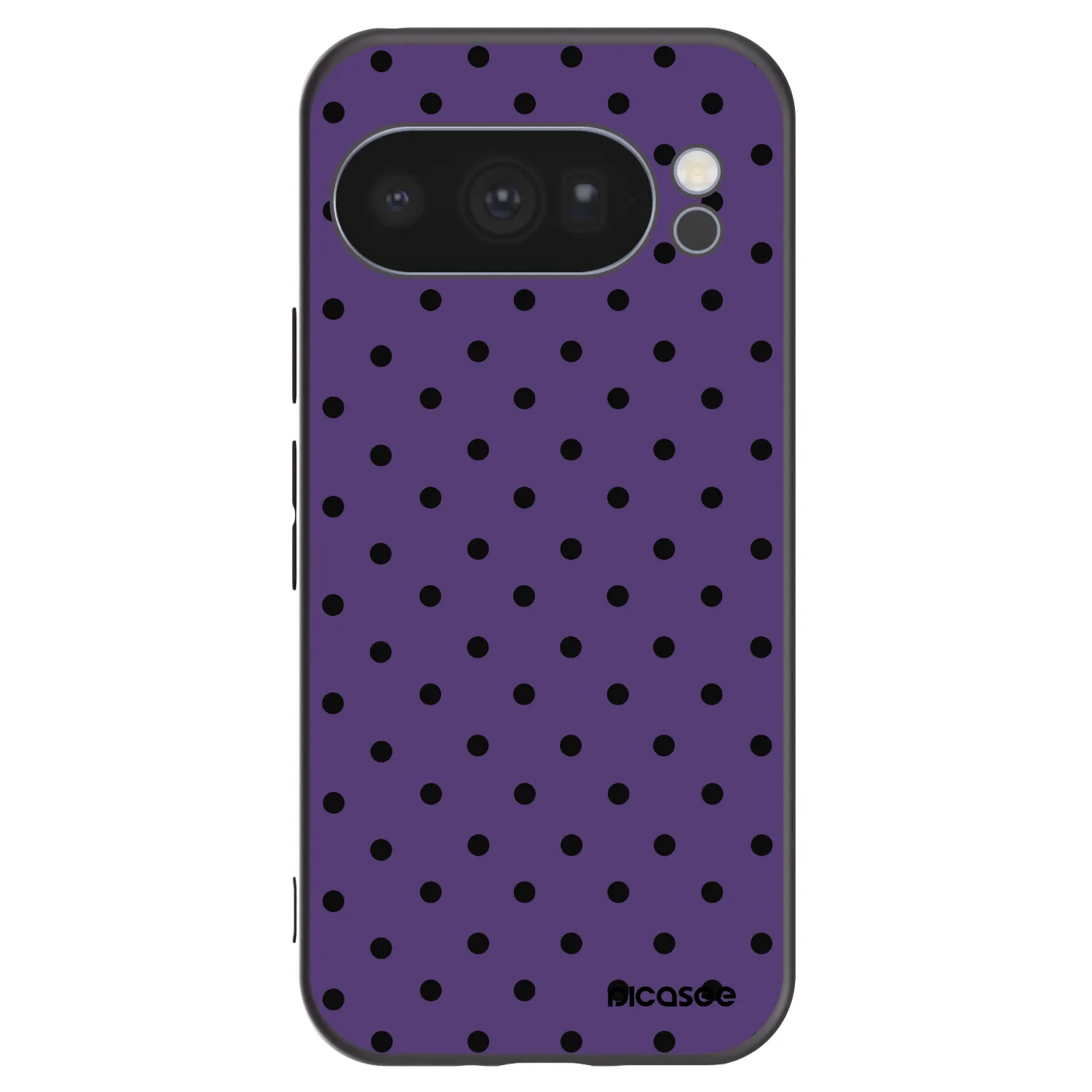 Picasee Μαύρη θήκη σιλικόνης για Google Pixel 10 Pro - Flickers 2
