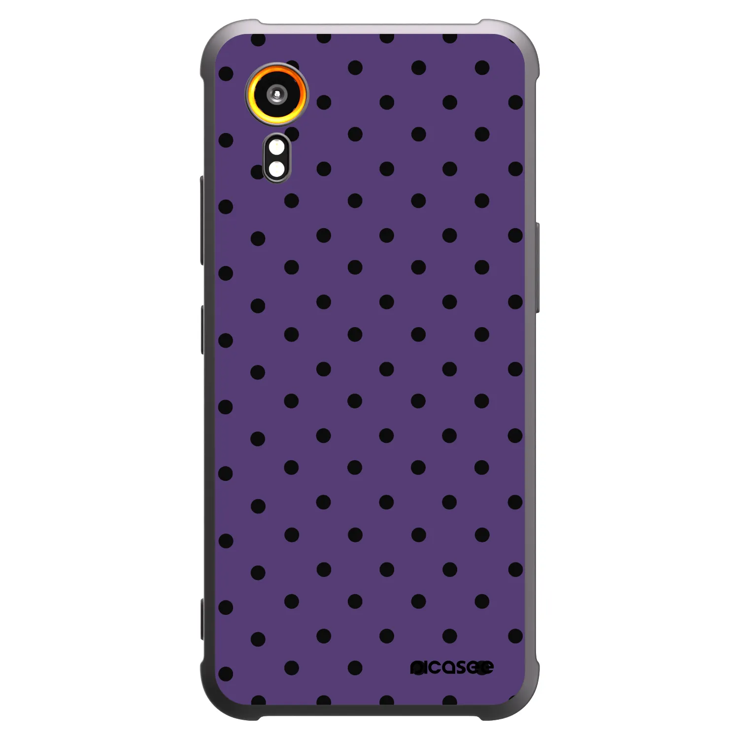 Picasee Μαύρη θήκη σιλικόνης για Samsung Galaxy XCover 7 - Flickers 2