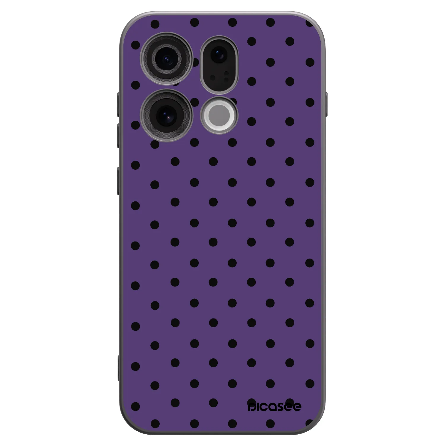 Picasee Μαύρη θήκη σιλικόνης για OPPO Find X9 - Flickers 2