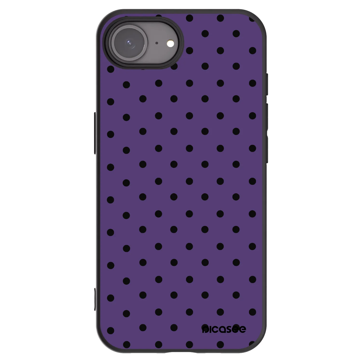 Picasee Μαύρη θήκη σιλικόνης για Apple iPhone 17e - Flickers 2