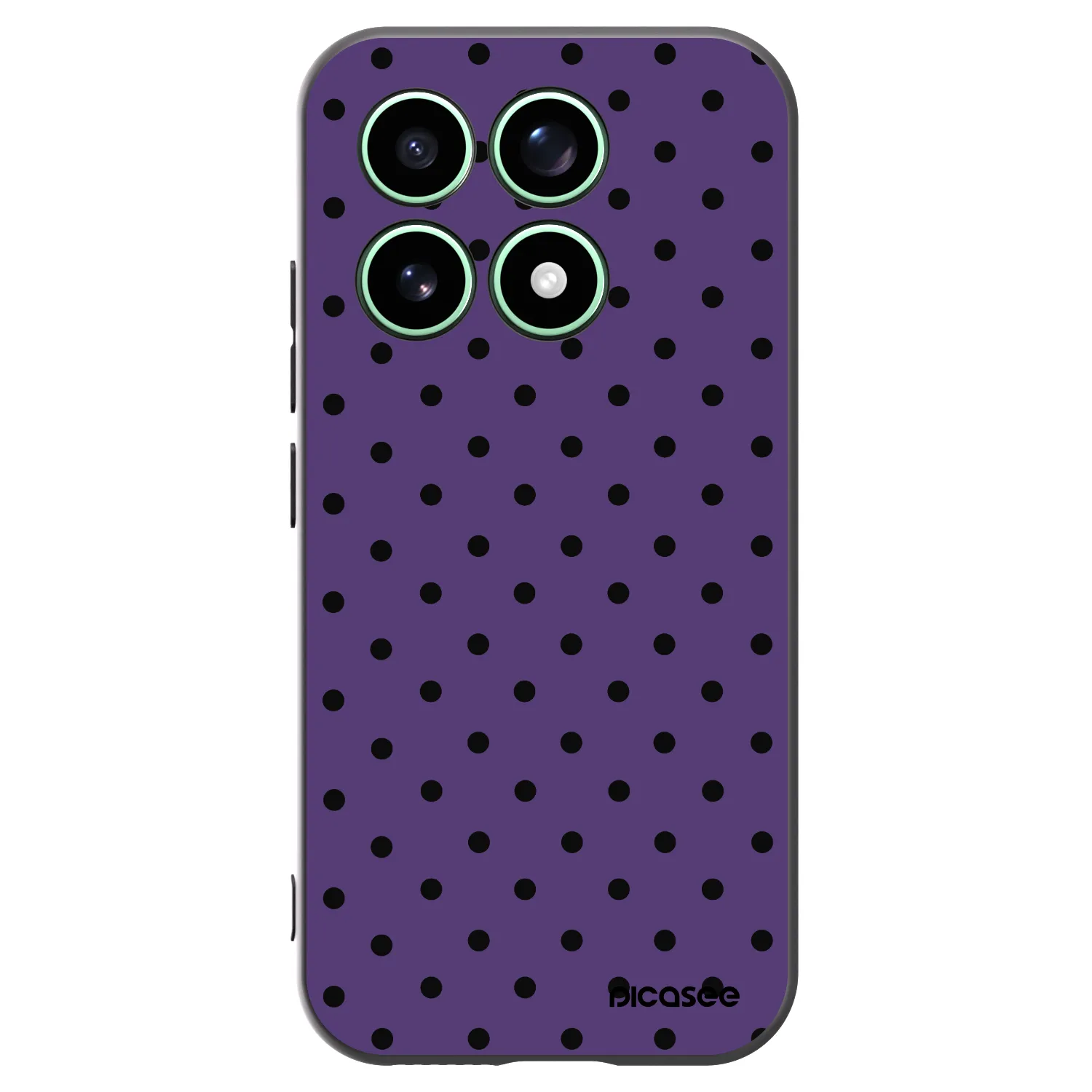 Picasee Μαύρη θήκη σιλικόνης για Xiaomi 17 - Flickers 2