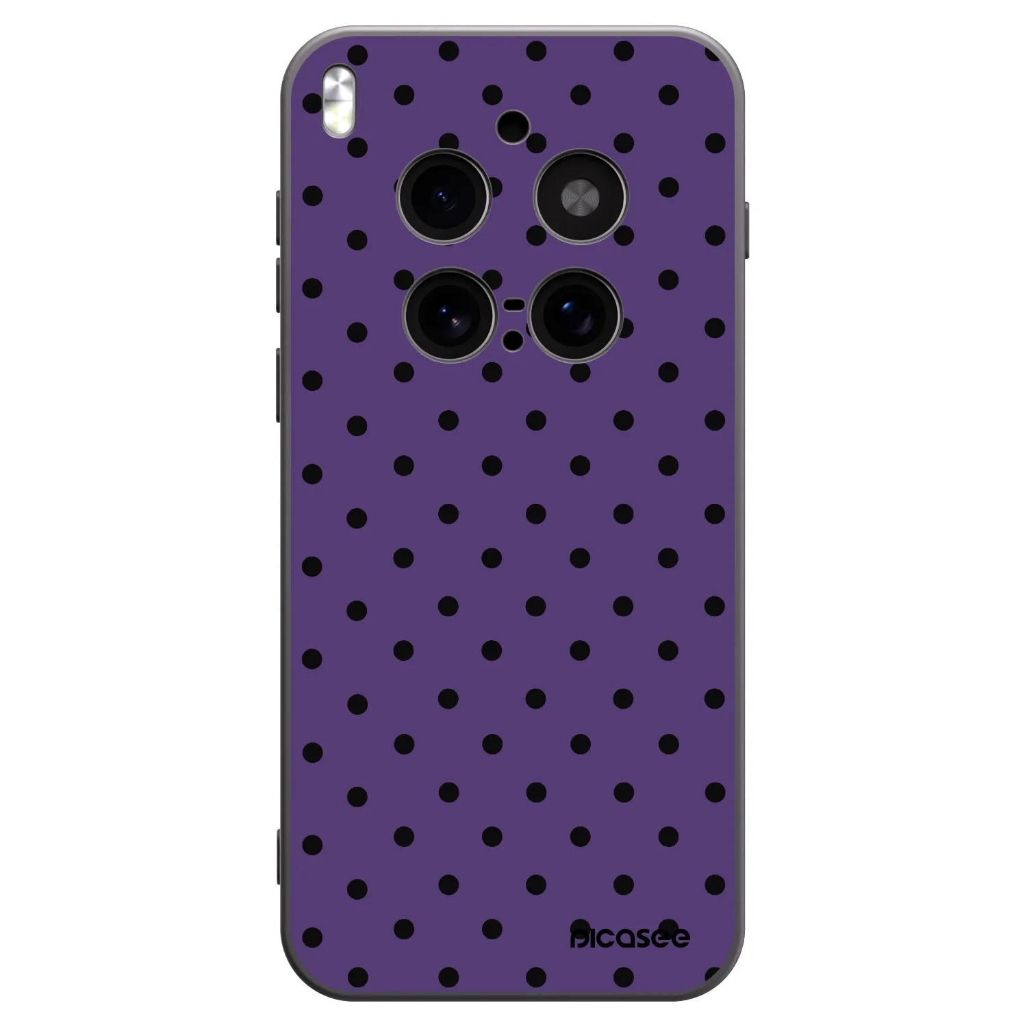 Picasee Μαύρη θήκη σιλικόνης για Vivo X300 Pro - Flickers 2