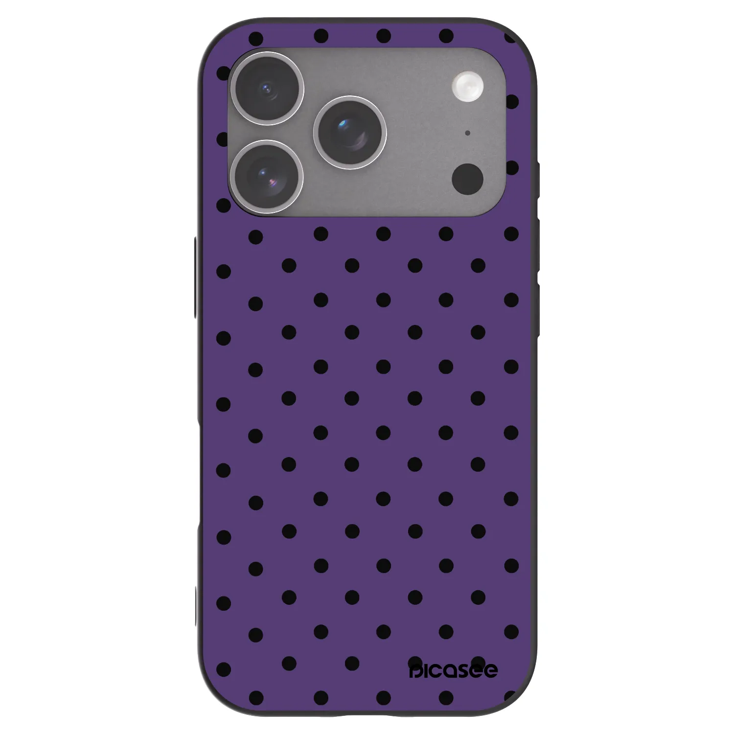 Picasee Μαύρη θήκη σιλικόνης για Apple iPhone 18 Pro - Flickers 2