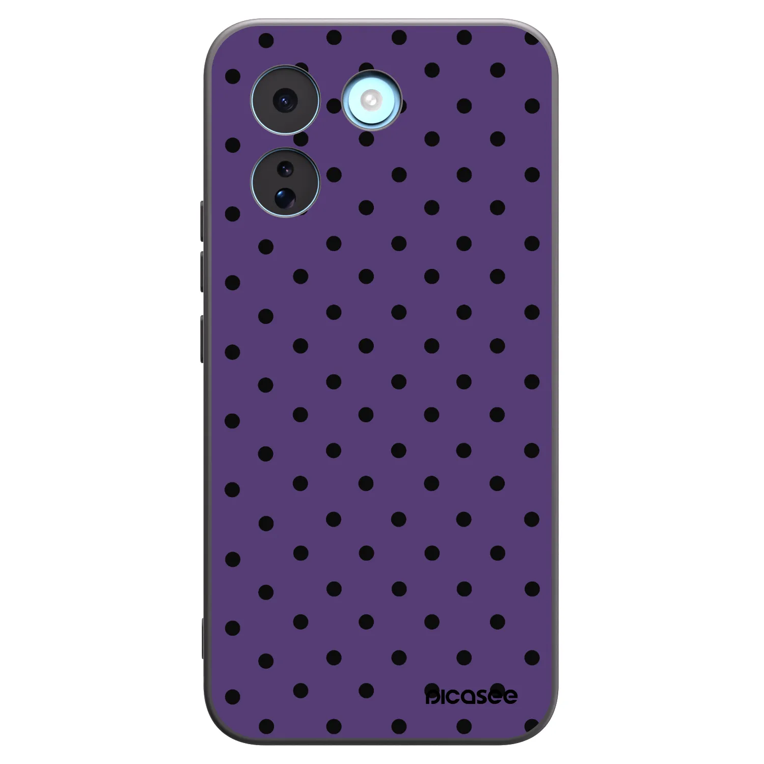 Picasee Μαύρη θήκη σιλικόνης για Xiaomi Redmi Note 17 Pro MAX 5G - Flickers 2