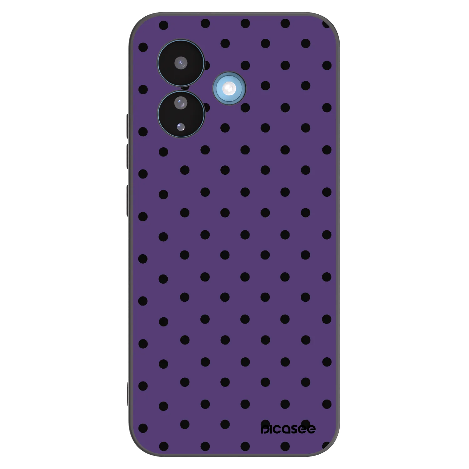 Picasee Μαύρη θήκη σιλικόνης για Xiaomi Redmi Note 17 Pro 5G - Flickers 2