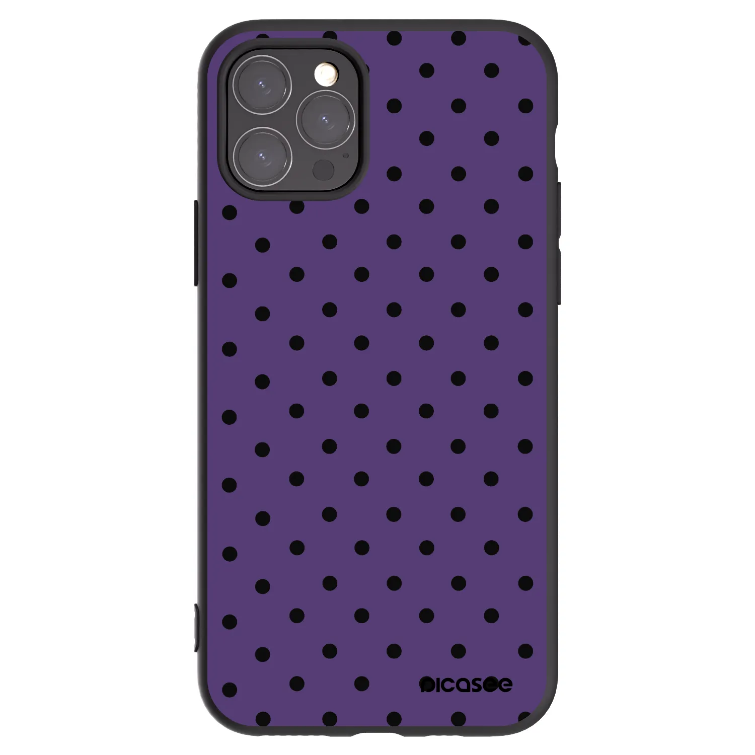Picasee Μαύρη θήκη σιλικόνης για Apple iPhone 11 Pro - Flickers 2