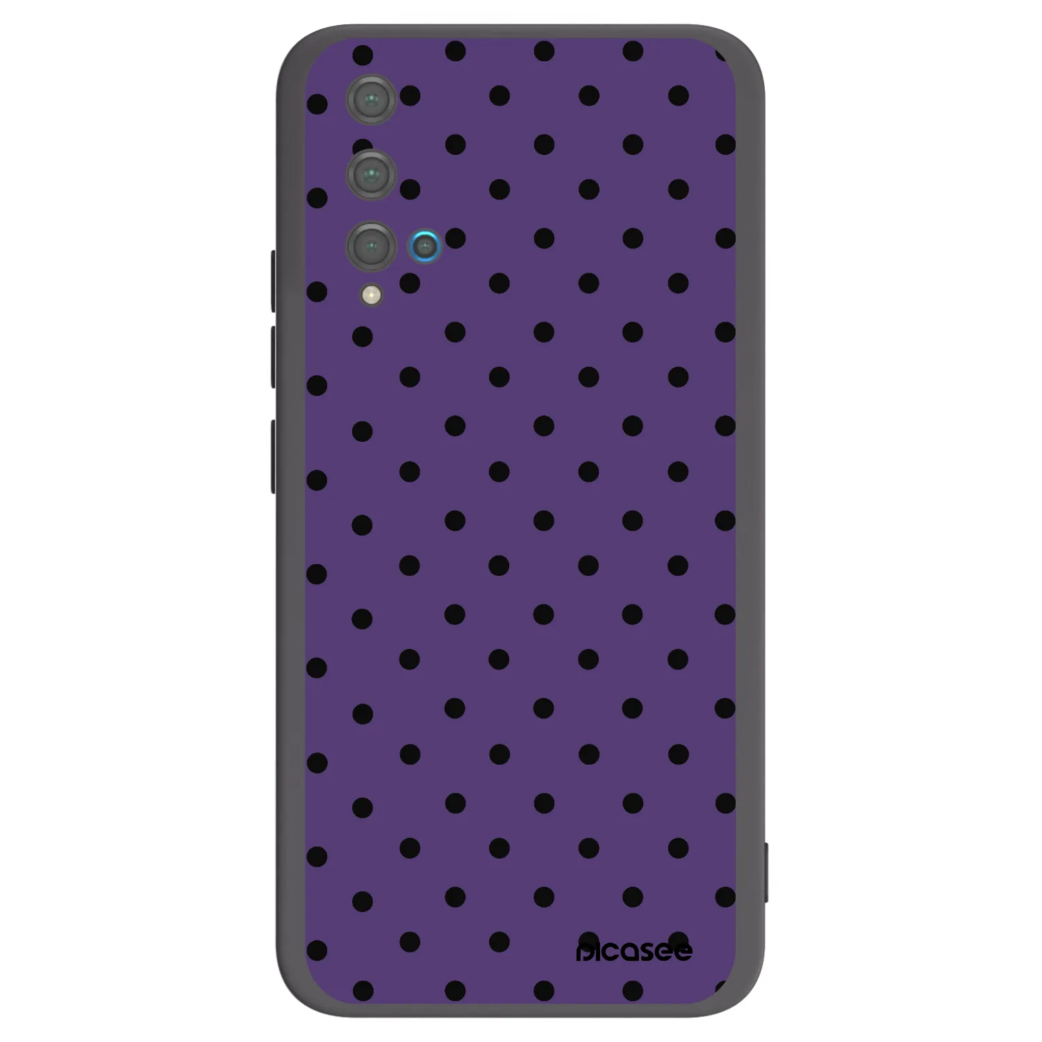 Picasee Μαύρη θήκη σιλικόνης για Huawei Nova 5T - Flickers 2