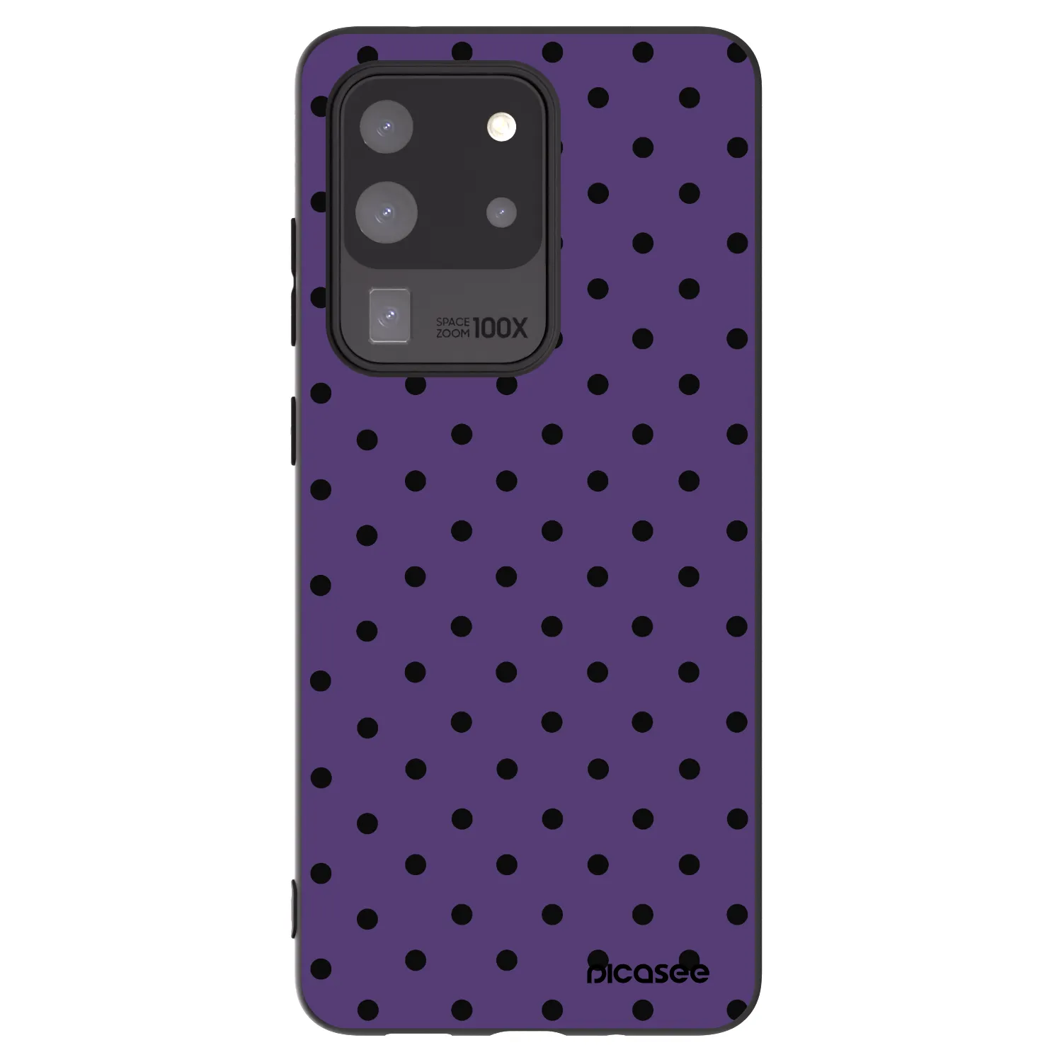 Picasee Μαύρη θήκη σιλικόνης για Samsung Galaxy S20 Ultra 5G G988F - Flickers 2