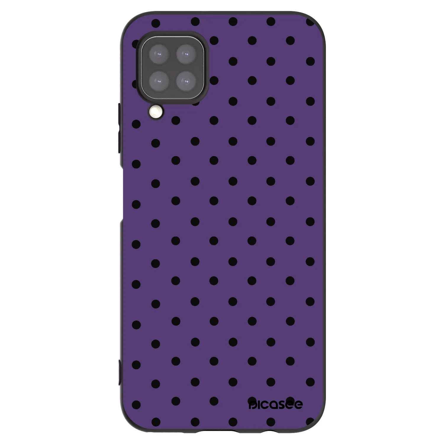 Picasee Μαύρη θήκη σιλικόνης για Huawei P40 Lite - Flickers 2