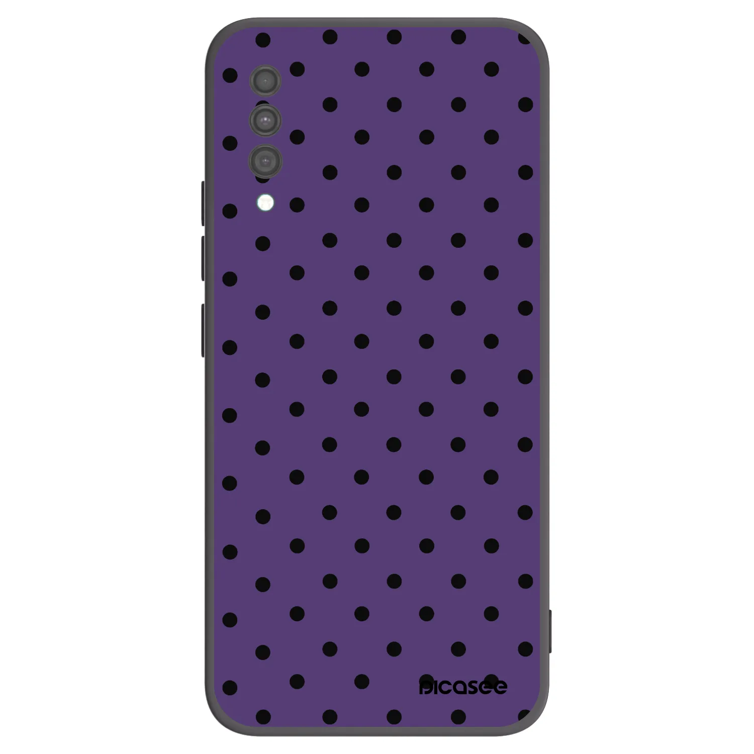 Picasee Μαύρη θήκη σιλικόνης για Samsung Galaxy A30s A307F - Flickers 2
