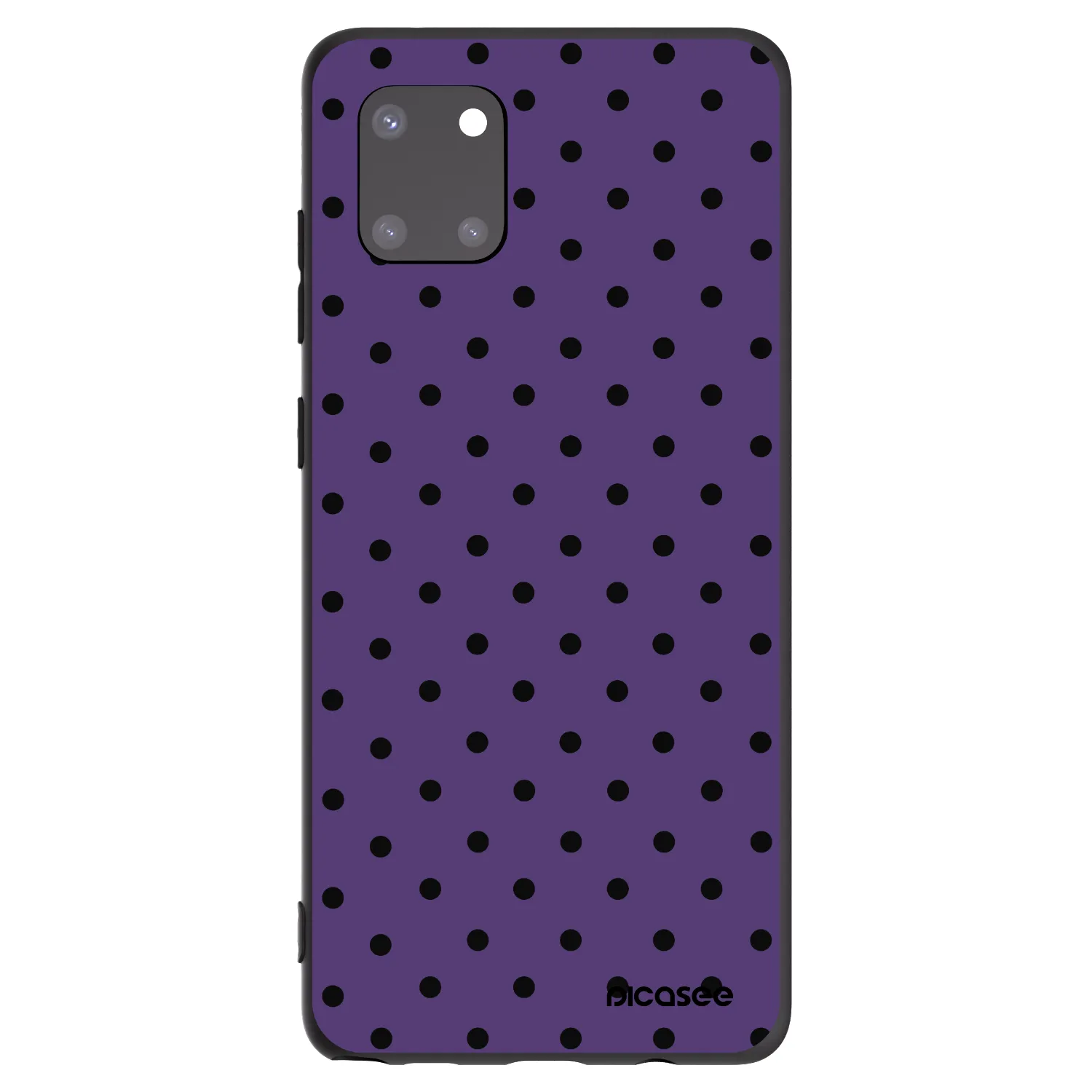 Picasee Μαύρη θήκη σιλικόνης για Samsung Galaxy Note 10 Lite N770F - Flickers 2