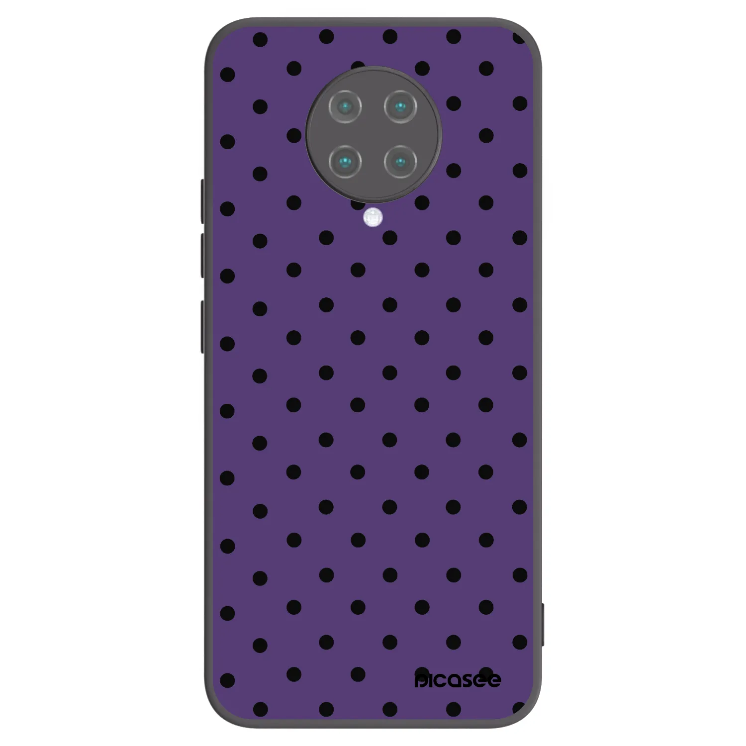 Picasee Μαύρη θήκη σιλικόνης για Xiaomi Poco F2 Pro - Flickers 2
