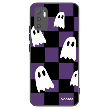 Picasee Μαύρη θήκη σιλικόνης για Xiaomi Redmi Note 10 5G - Ghosts