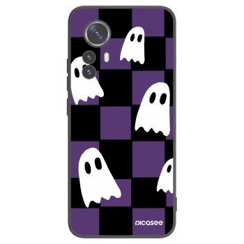 Picasee Μαύρη θήκη σιλικόνης για Xiaomi 12 Pro - Ghosts