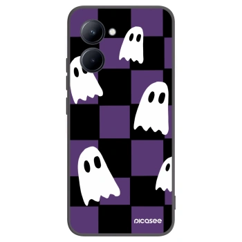 Picasee Μαύρη θήκη σιλικόνης για Realme C33 (2023) - Ghosts