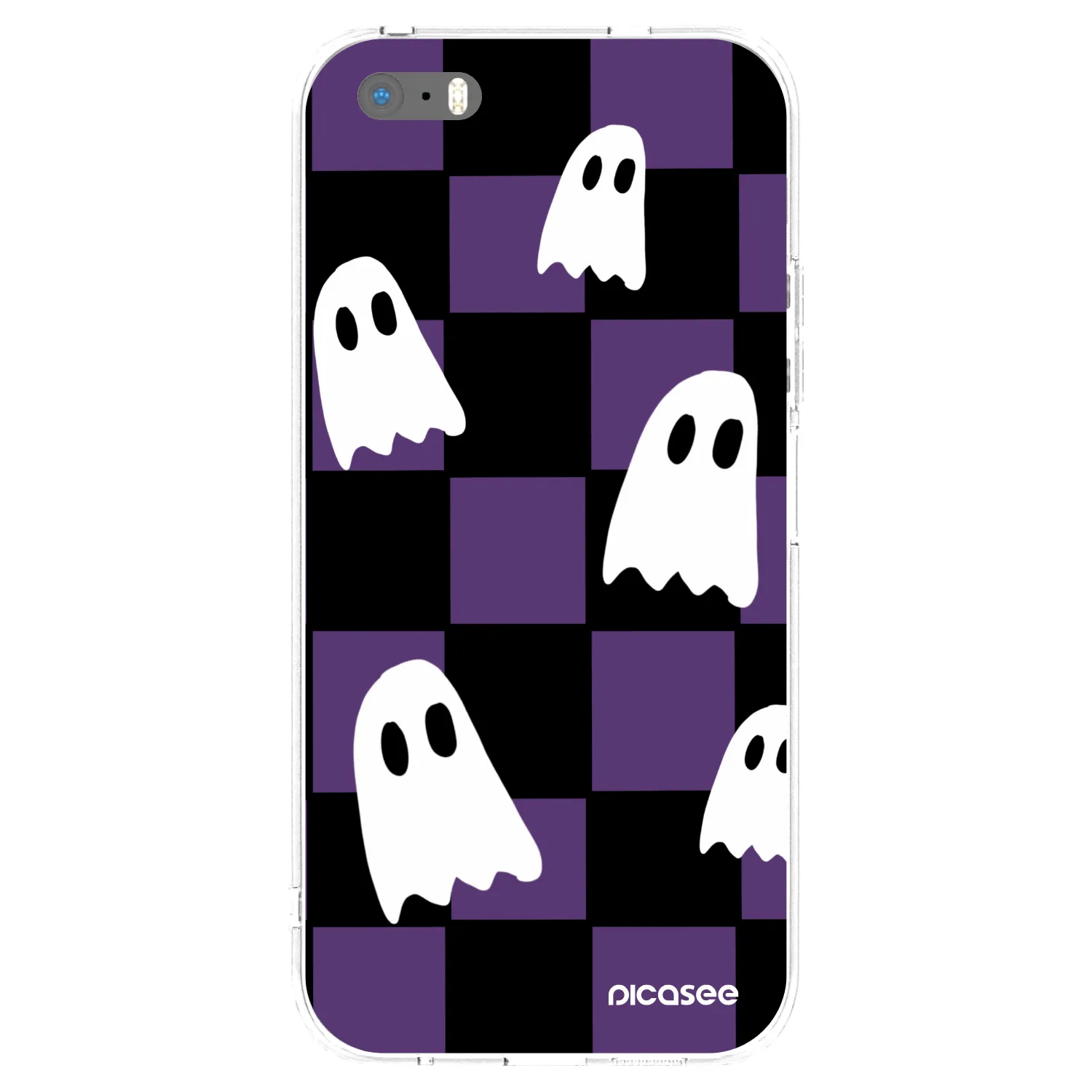 Picasee διαφανής θήκη σιλικόνης Apple iPhone 5/5S/SE - Ghosts