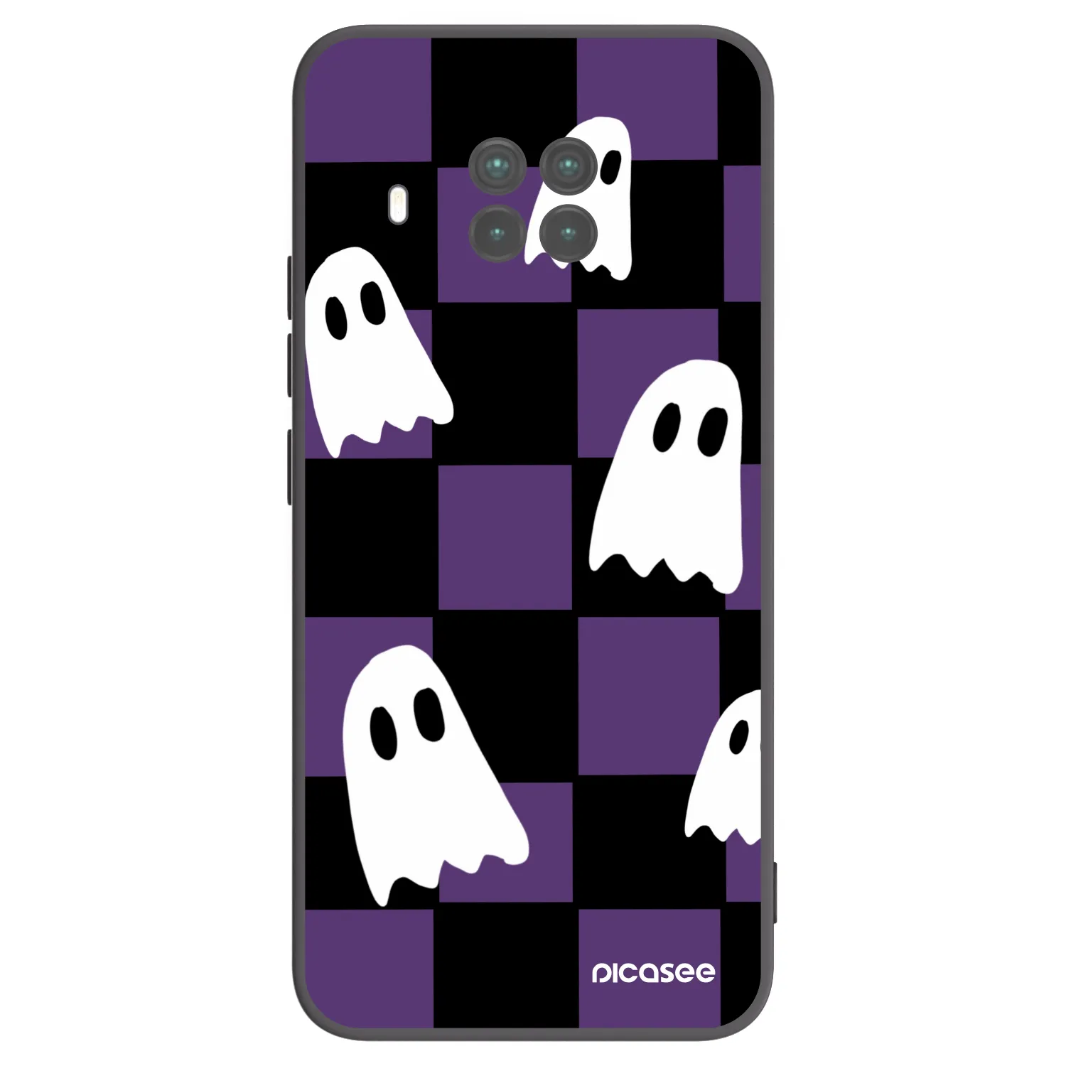 Picasee Μαύρη θήκη σιλικόνης για Xiaomi Mi 10T Lite - Ghosts