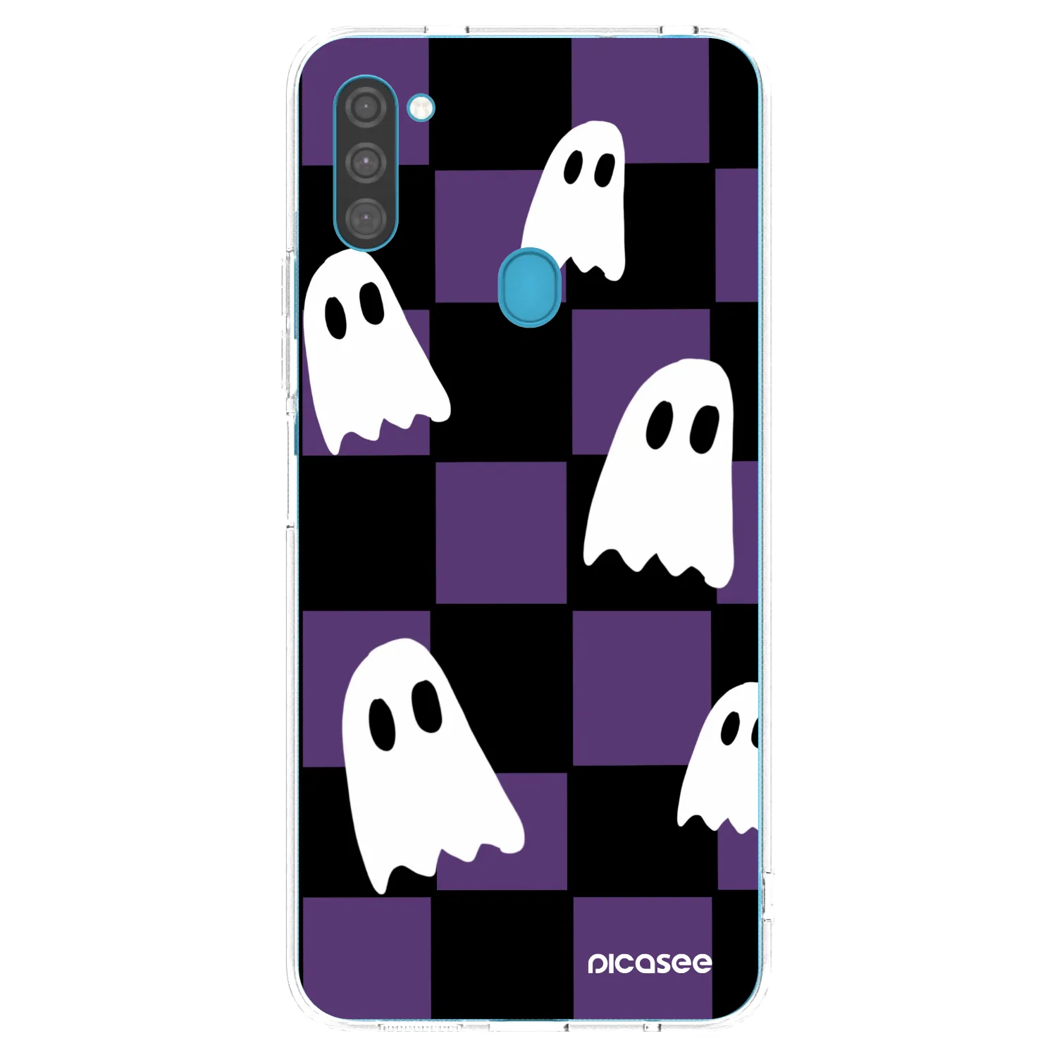 Picasee διαφανής θήκη σιλικόνης Samsung Galaxy M11 - Ghosts