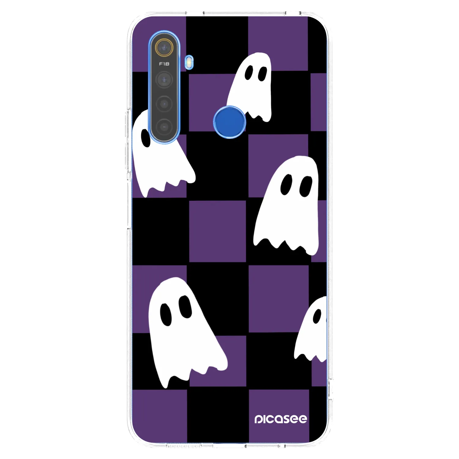 Picasee διαφανής θήκη σιλικόνης Realme 5 - Ghosts