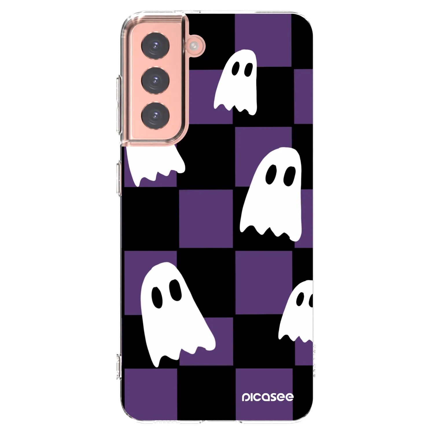 Picasee διαφανής θήκη σιλικόνης Samsung Galaxy S21 5G G991B - Ghosts