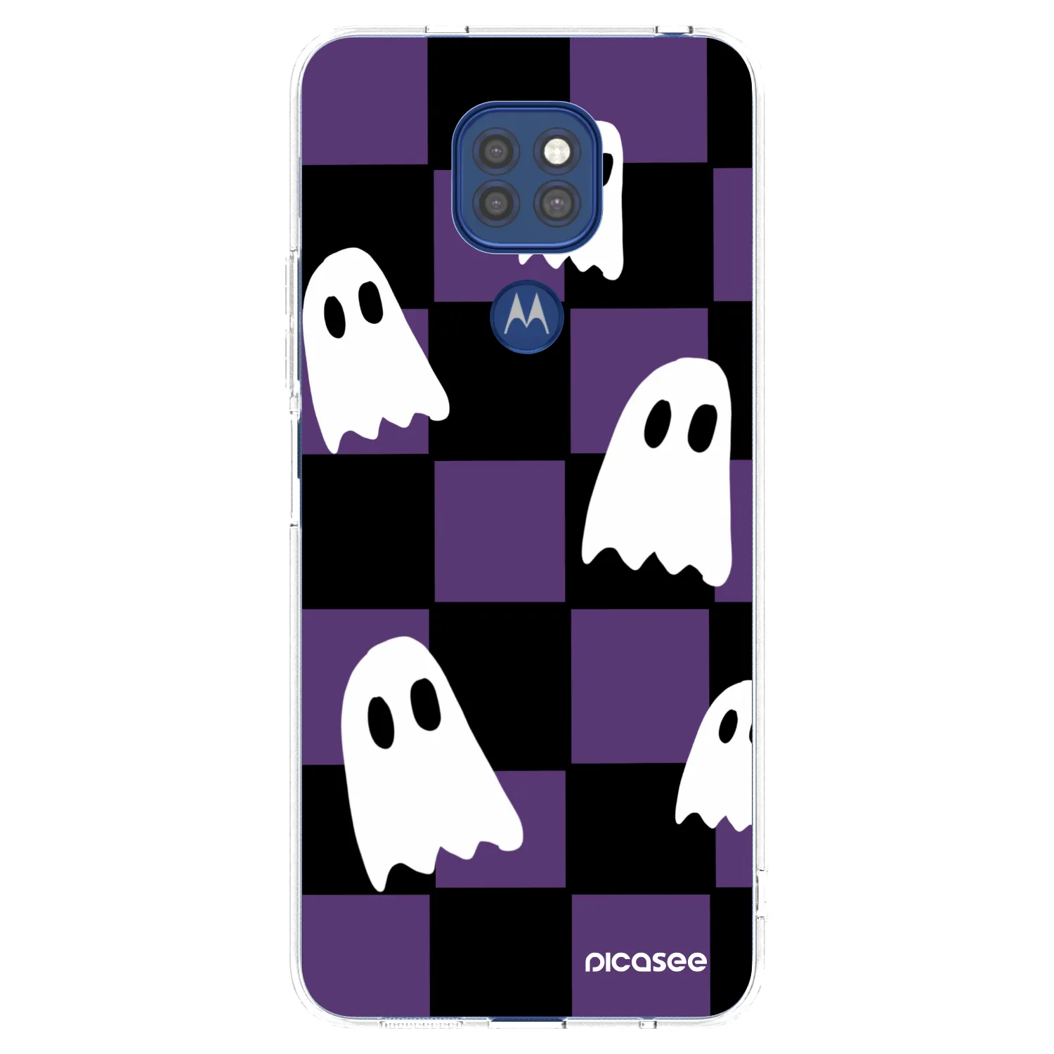 Picasee διαφανής θήκη σιλικόνης Motorola Moto G9 Play - Ghosts