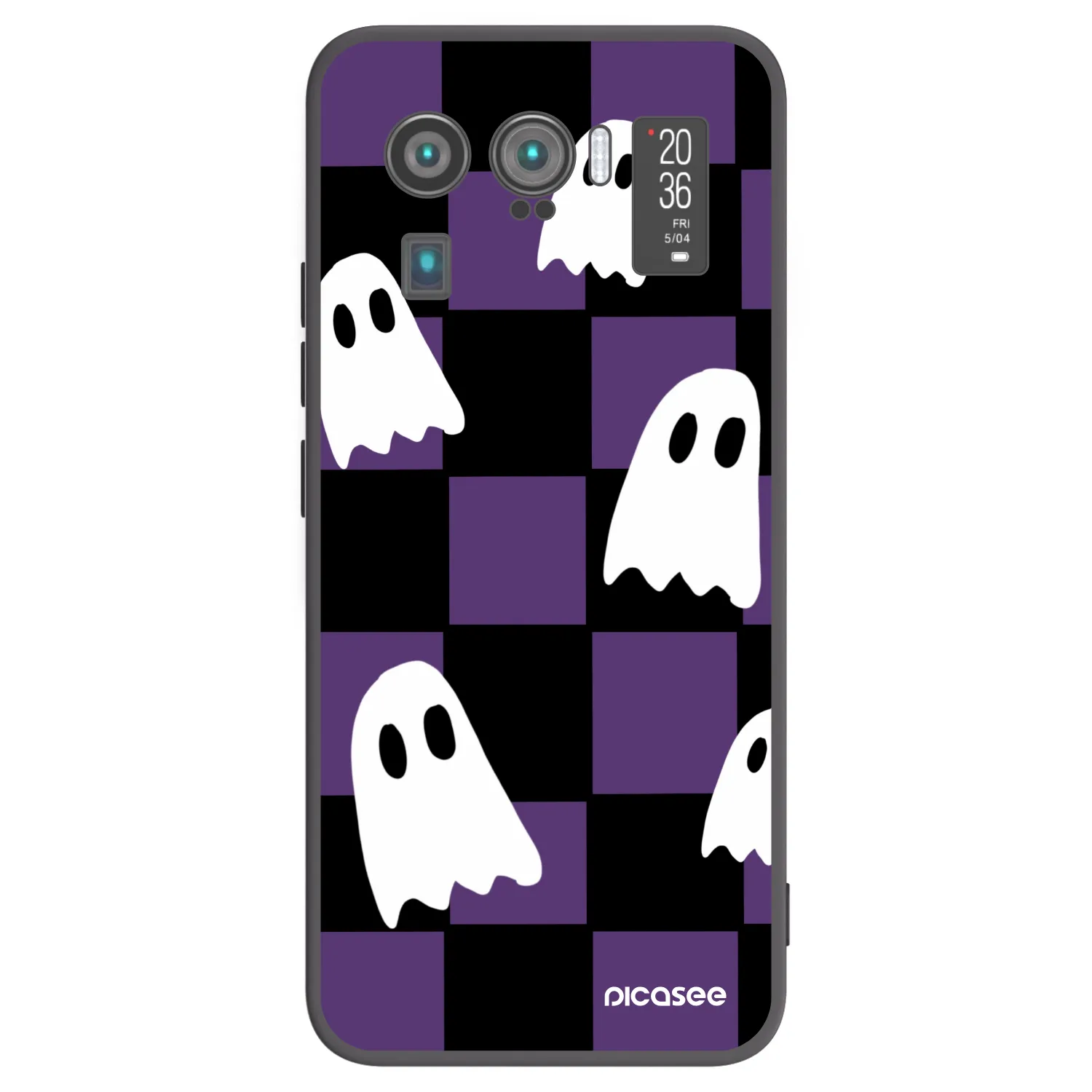 Picasee Μαύρη θήκη σιλικόνης για Xiaomi Mi 11 Ultra - Ghosts