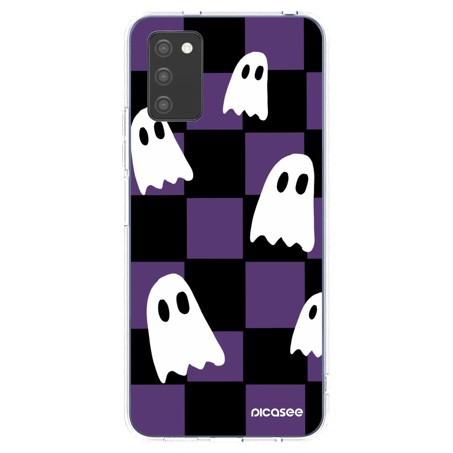 Picasee διαφανής θήκη σιλικόνης Samsung Galaxy A02s A025G - Ghosts
