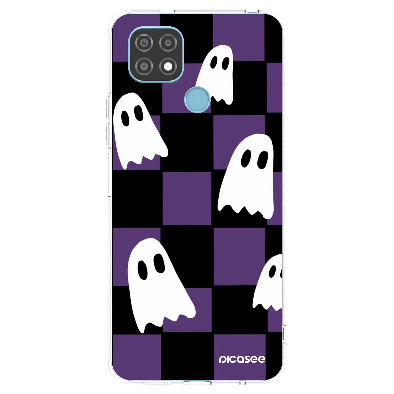 Picasee διαφανής θήκη σιλικόνης Realme C21 - Ghosts
