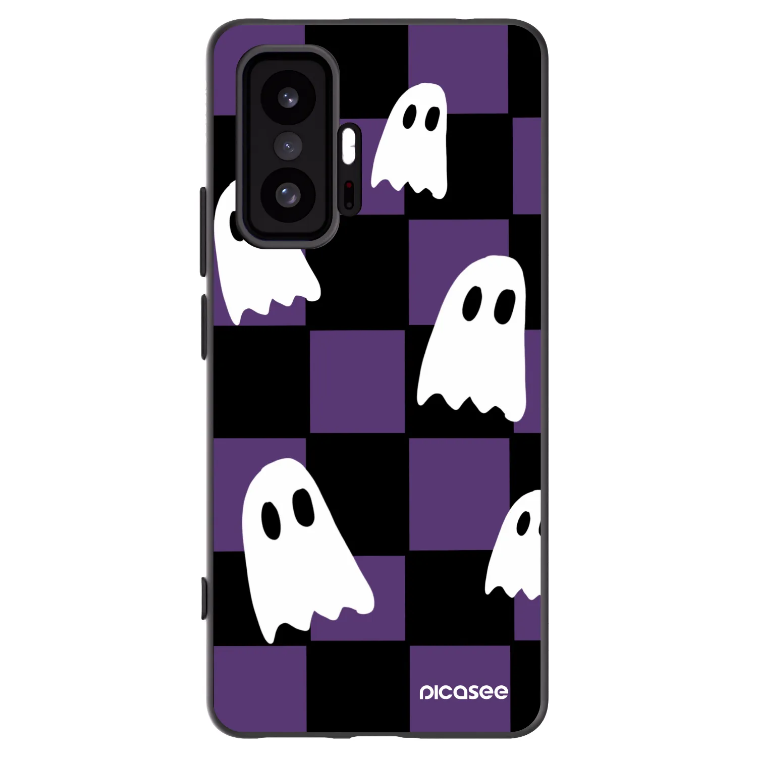 Picasee Μαύρη θήκη σιλικόνης για Xiaomi 11T Pro - Ghosts