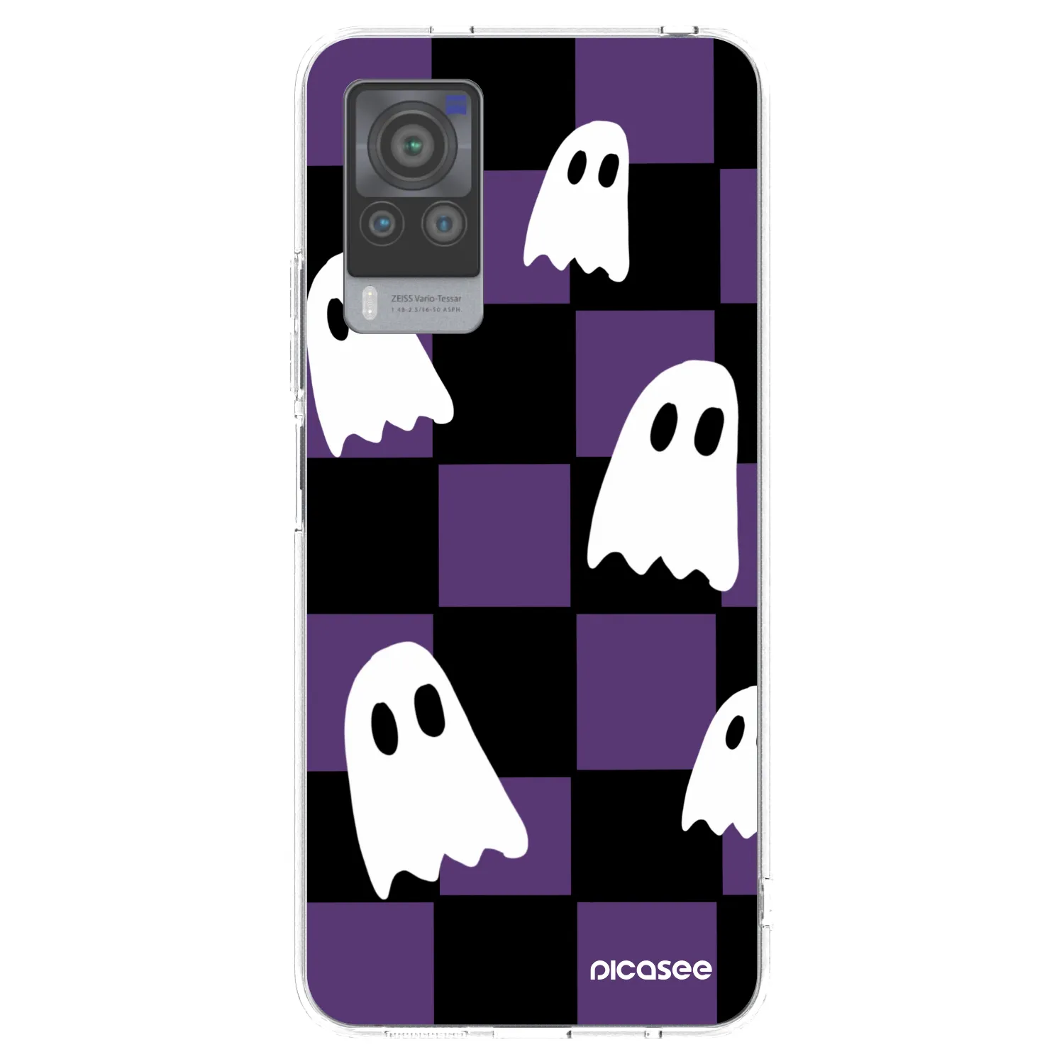 Picasee διαφανής θήκη σιλικόνης Vivo X60 Pro 5G - Ghosts