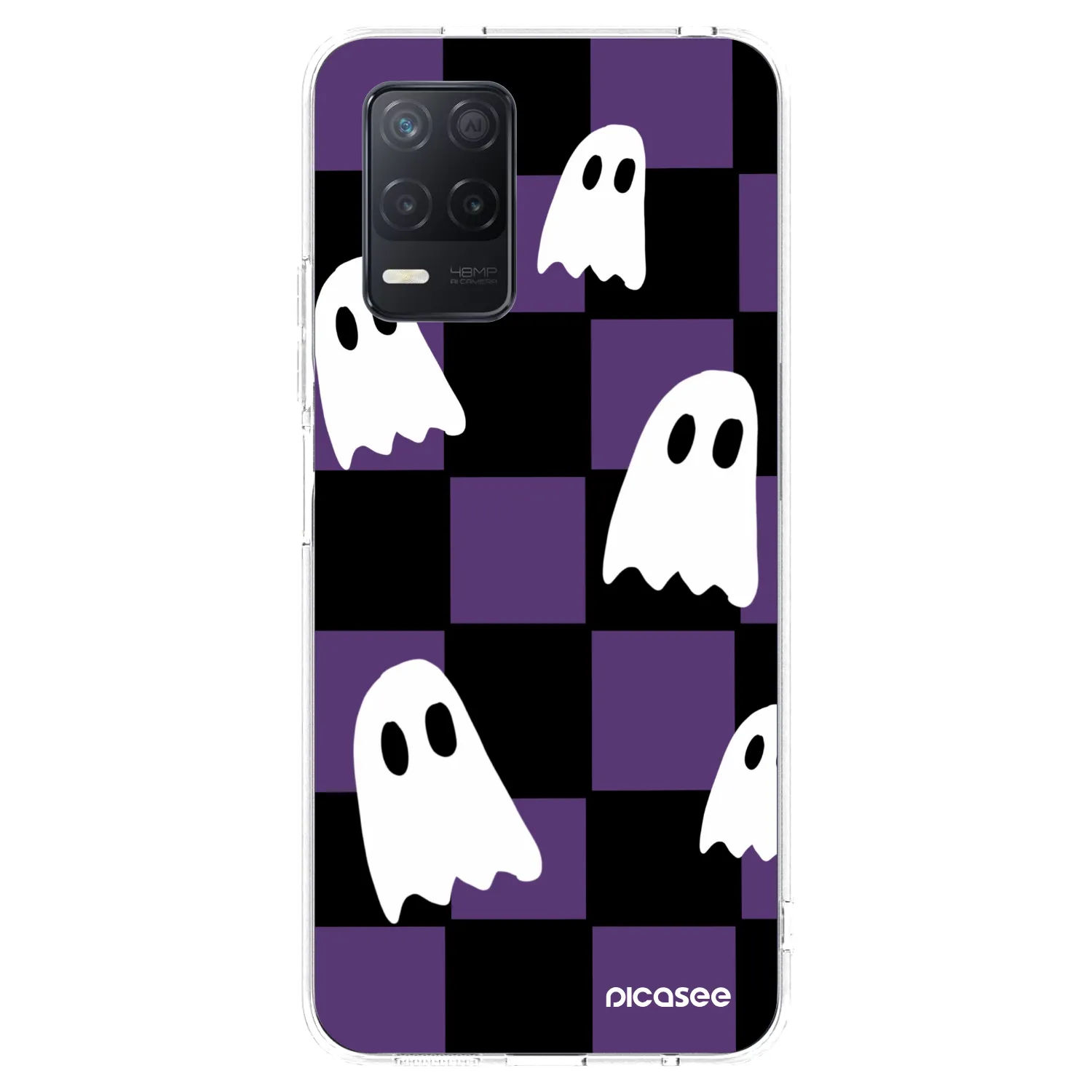 Picasee διαφανής θήκη σιλικόνης Realme 8 5G - Ghosts