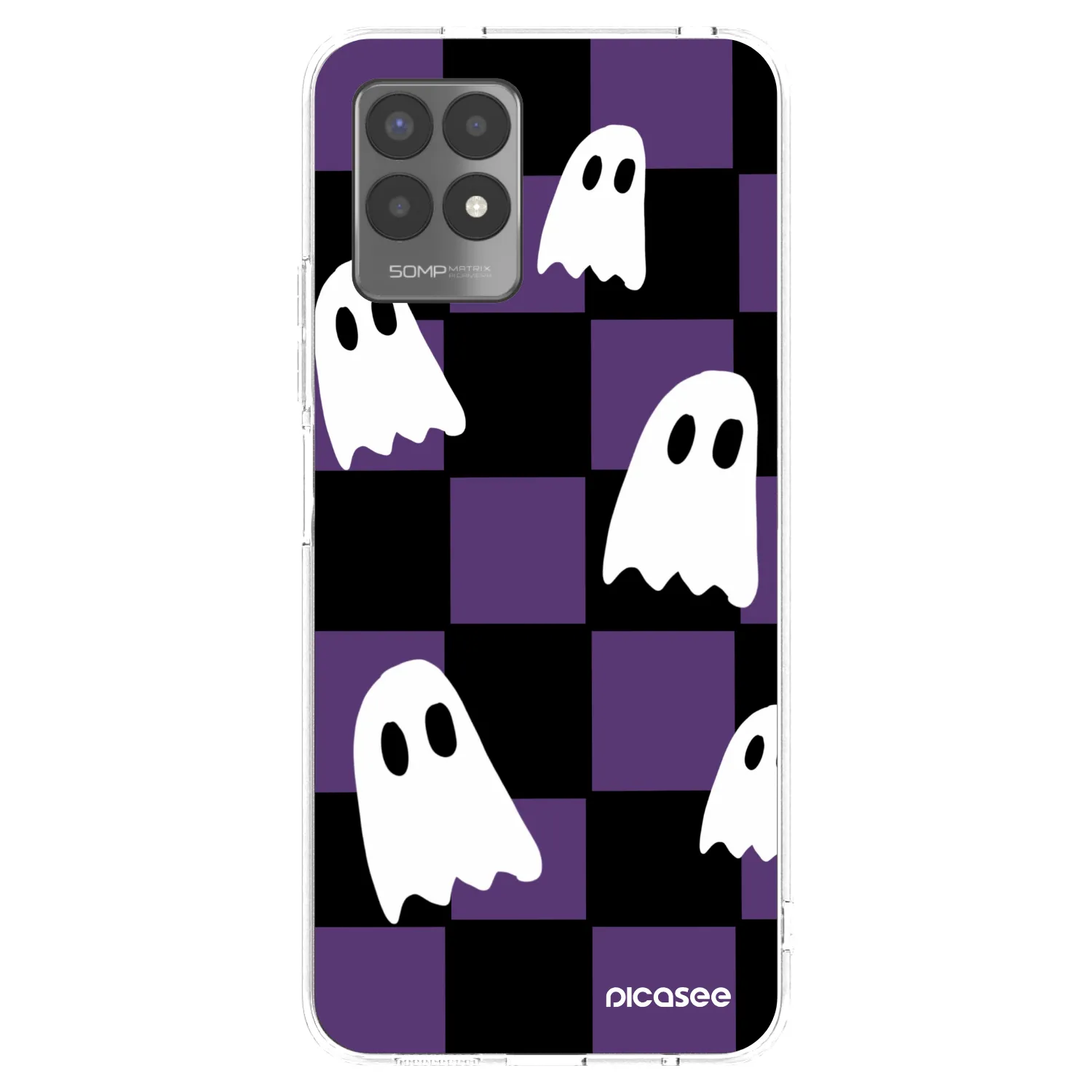 Picasee διαφανής θήκη σιλικόνης Realme 8i - Ghosts