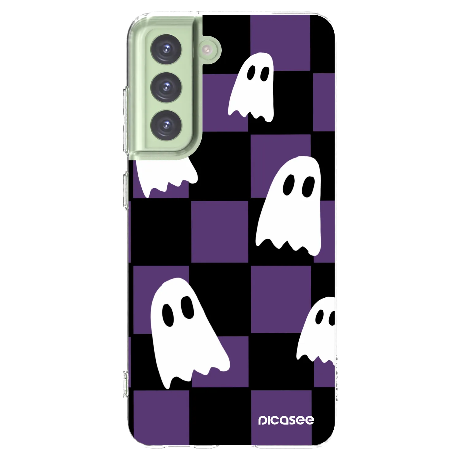 Picasee διαφανής θήκη σιλικόνης Samsung Galaxy S21 FE 5G - Ghosts