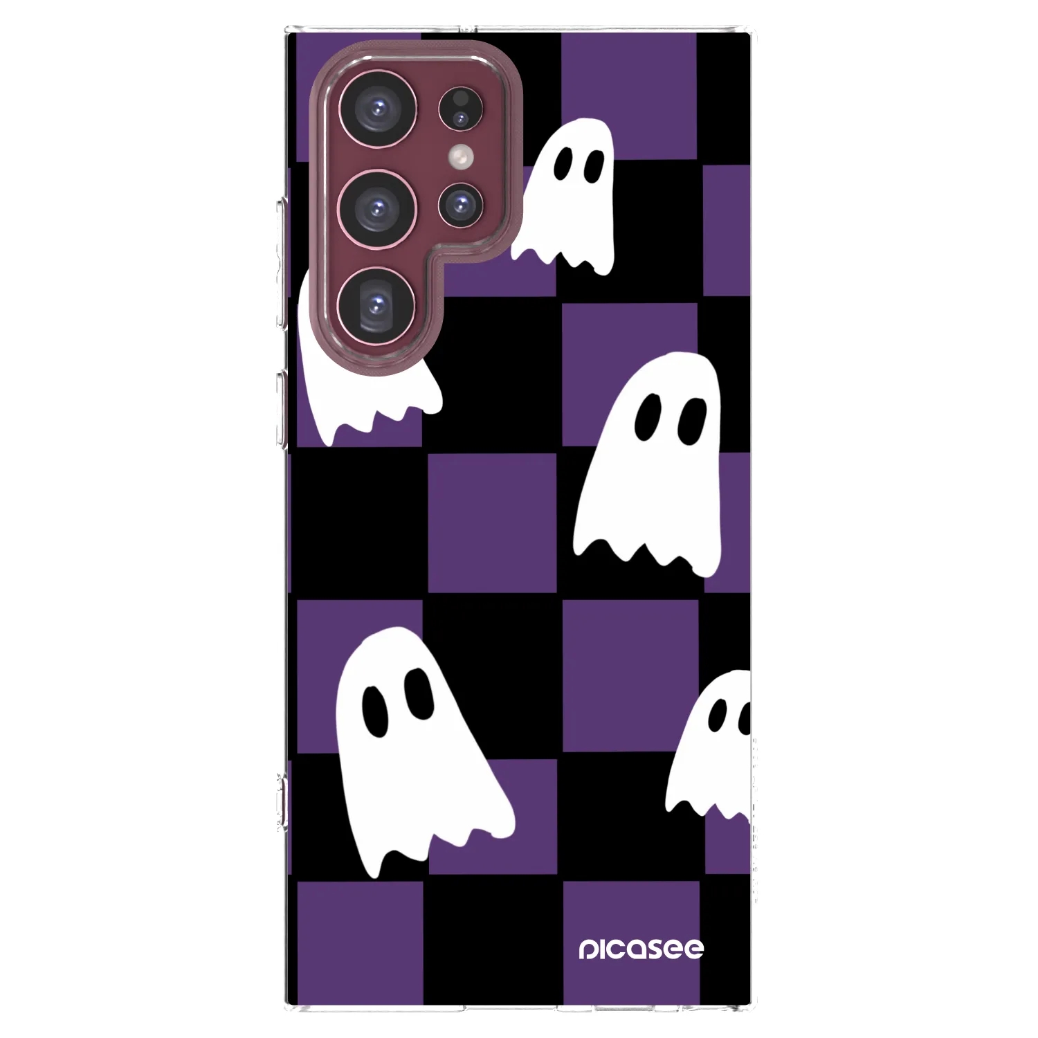 Picasee διαφανής θήκη σιλικόνης Samsung Galaxy S22 Ultra 5G - Ghosts