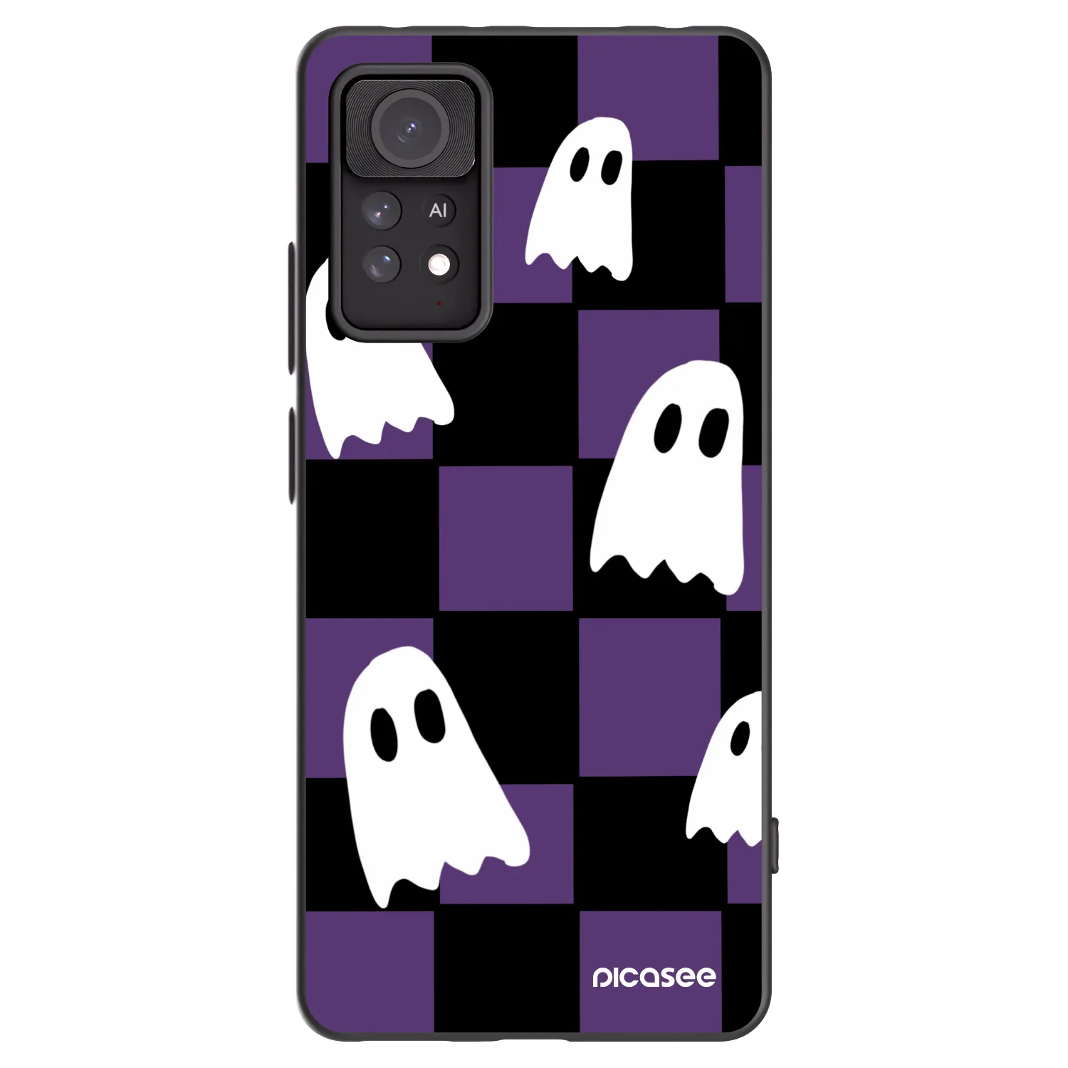 Picasee Μαύρη θήκη σιλικόνης για Xiaomi Redmi Note 11 Pro 5G - Ghosts