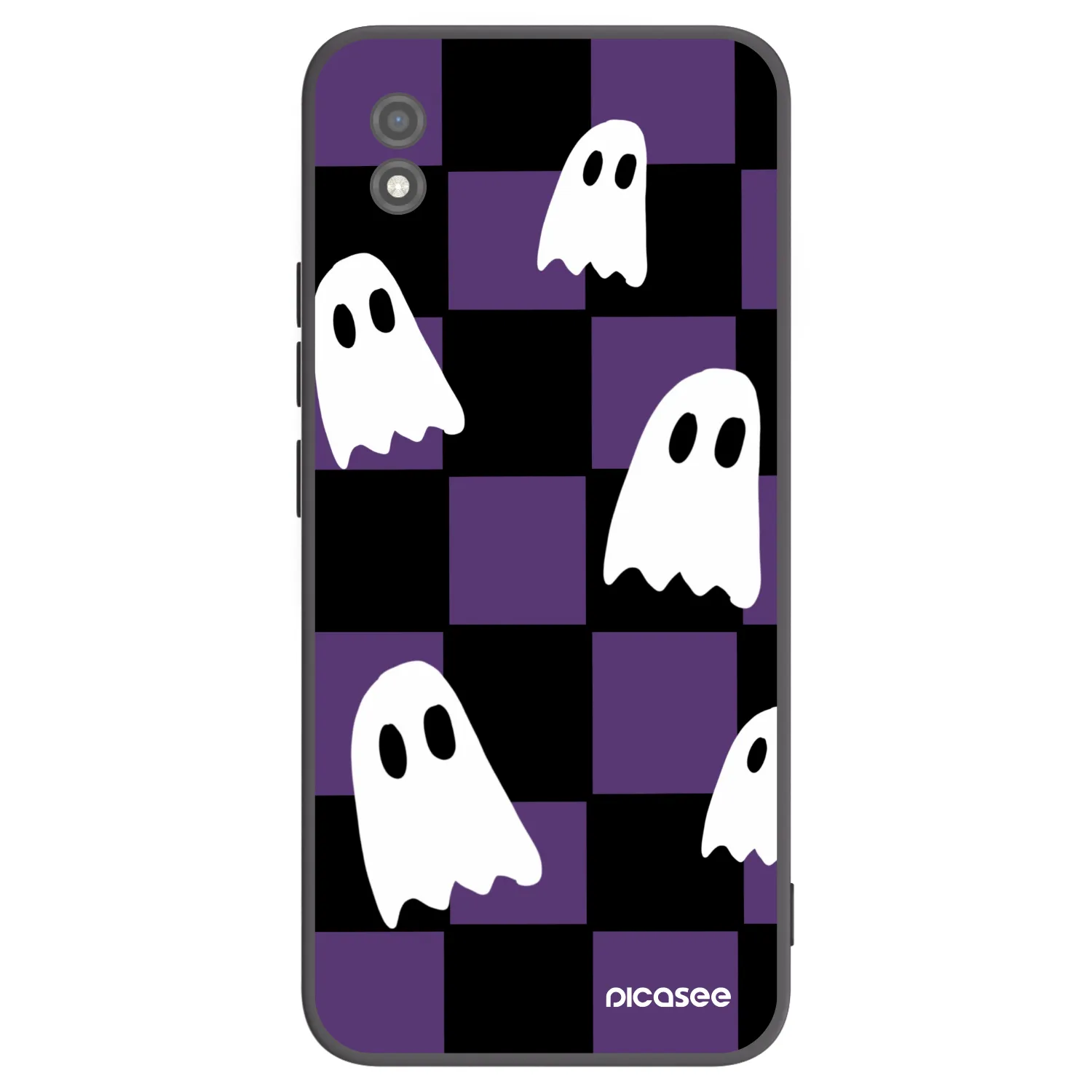 Picasee Μαύρη θήκη σιλικόνης για Realme C11 (2021) - Ghosts
