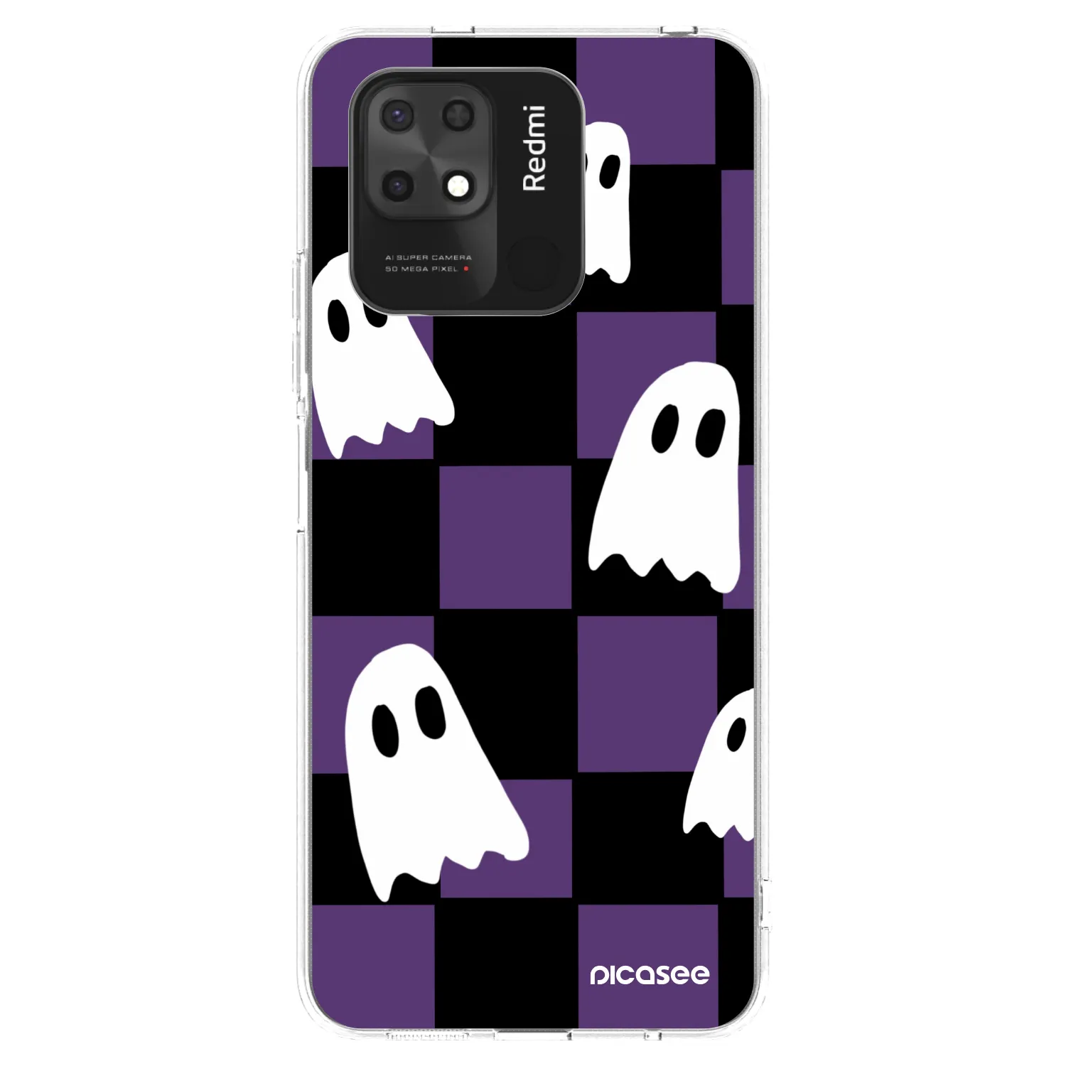 Picasee διαφανής θήκη σιλικόνης Xiaomi Redmi 10C - Ghosts