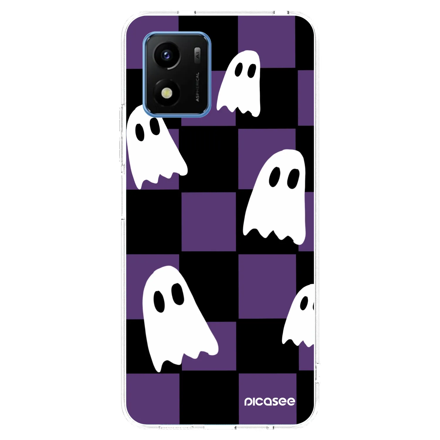 Picasee διαφανής θήκη σιλικόνης Vivo Y01 - Ghosts