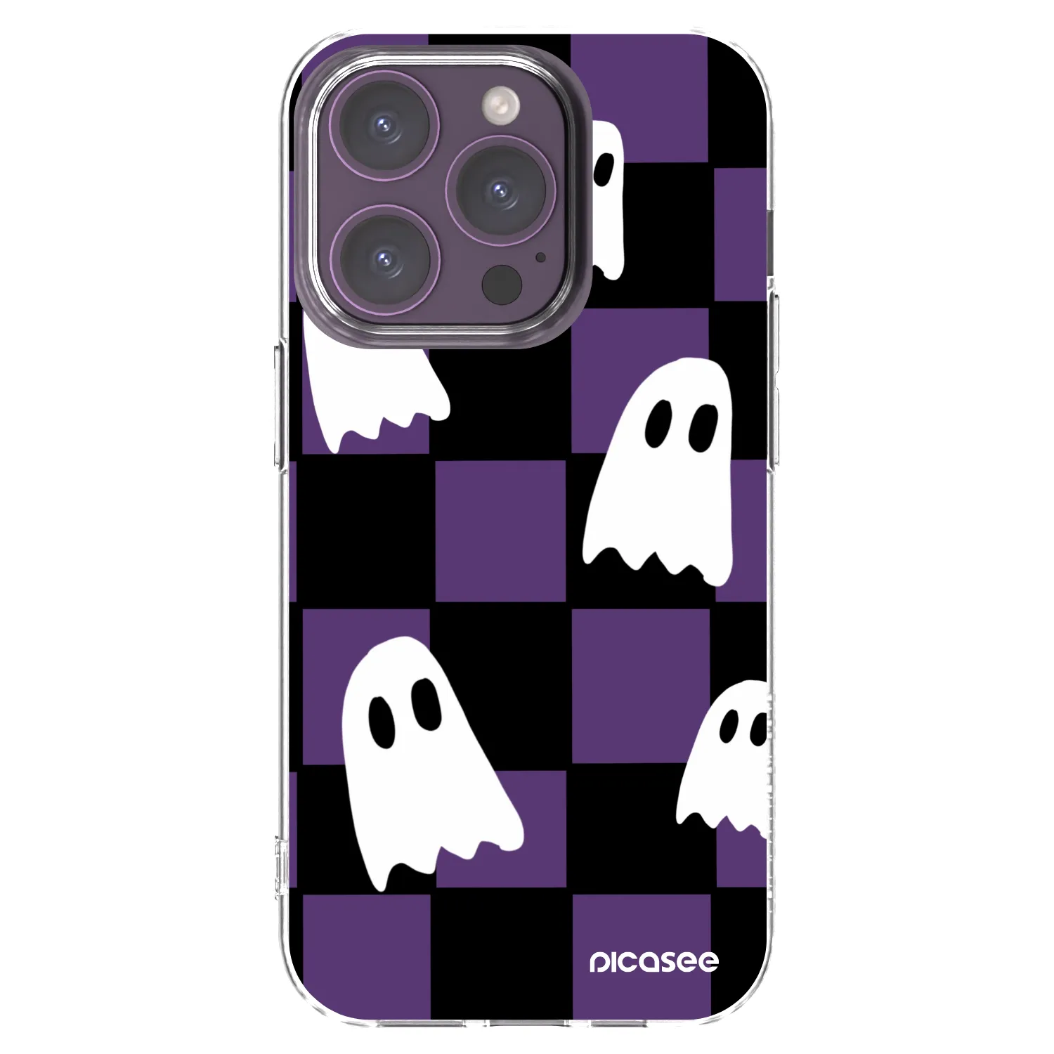 Picasee διαφανής θήκη σιλικόνης Apple iPhone 14 Pro - Ghosts
