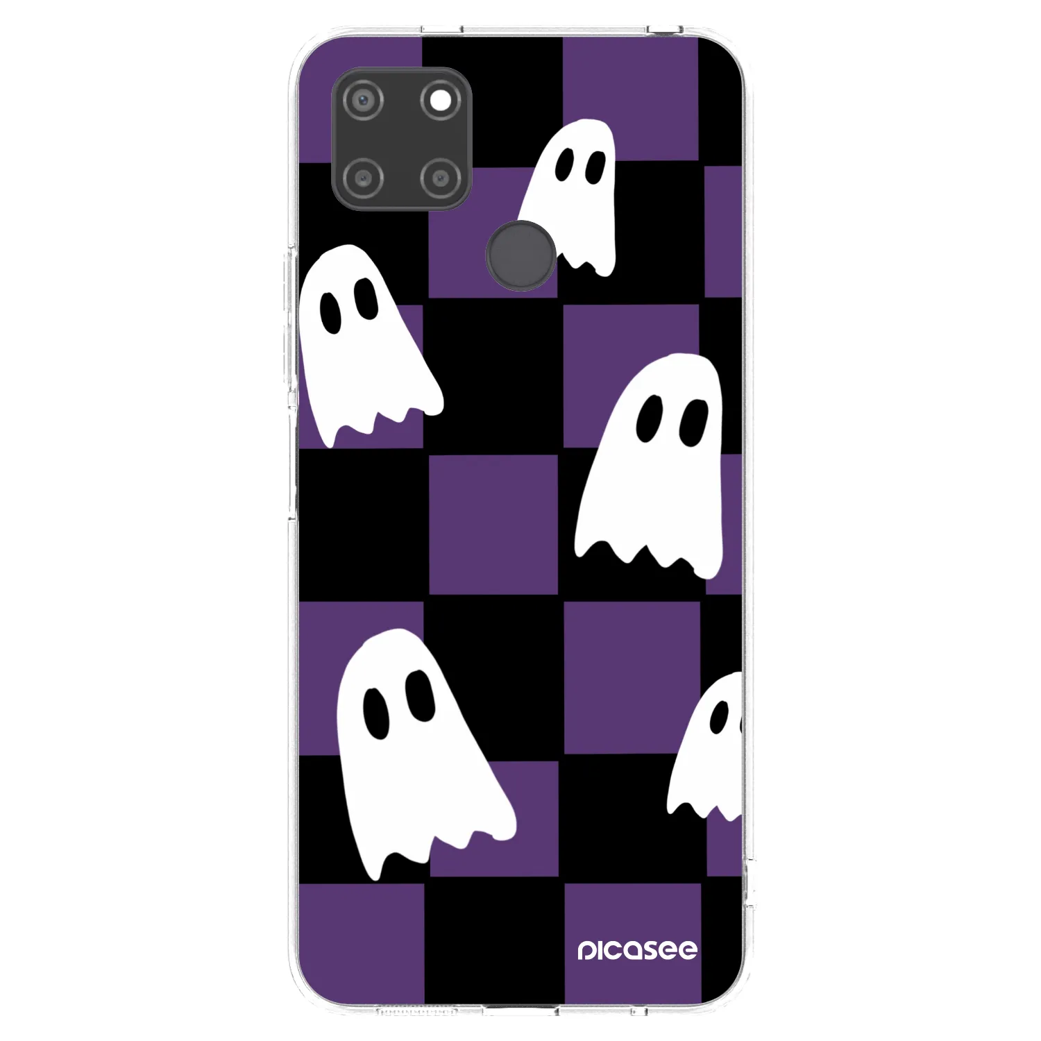 Picasee διαφανής θήκη σιλικόνης Realme C21Y - Ghosts