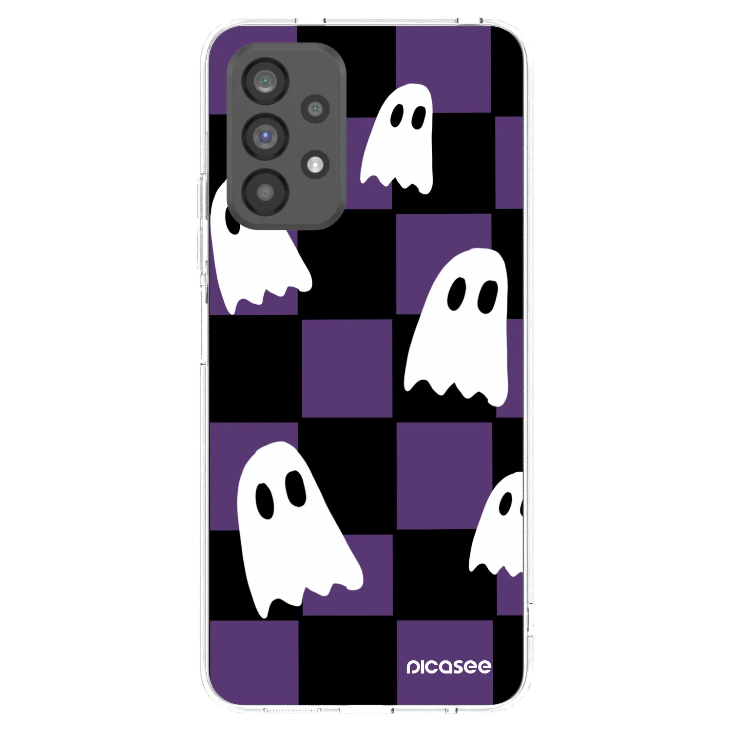 Picasee διαφανής θήκη σιλικόνης Samsung Galaxy A73 5G - Ghosts
