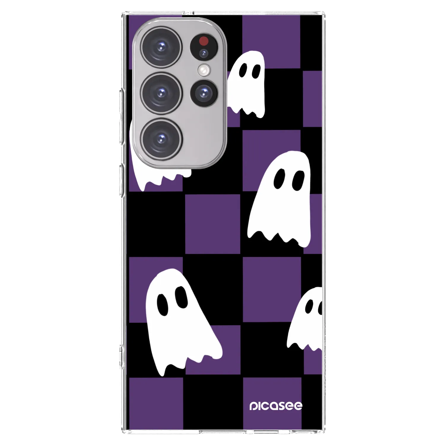 Picasee διαφανής θήκη σιλικόνης Samsung Galaxy S23 Ultra 5G - Ghosts