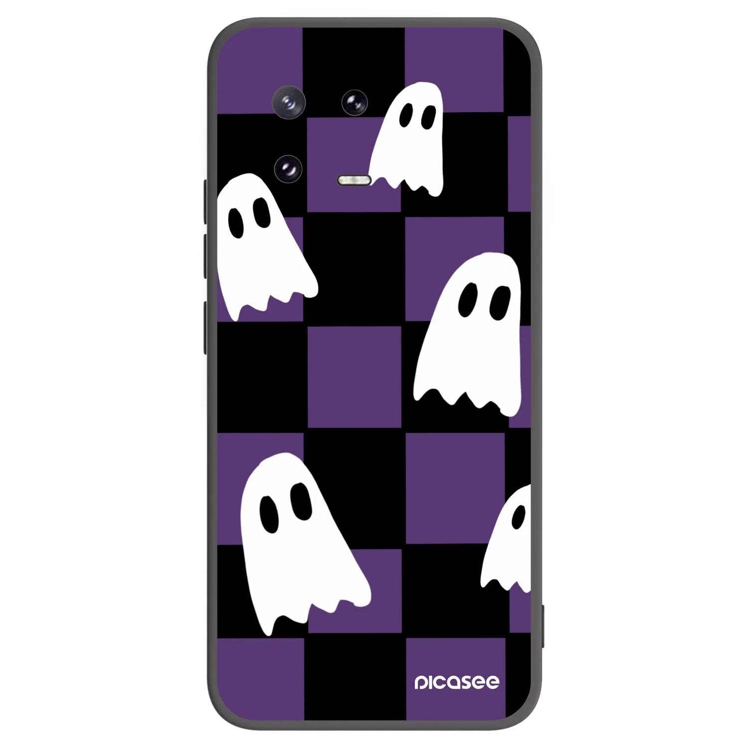 Picasee Μαύρη θήκη σιλικόνης για Xiaomi 13 Pro - Ghosts