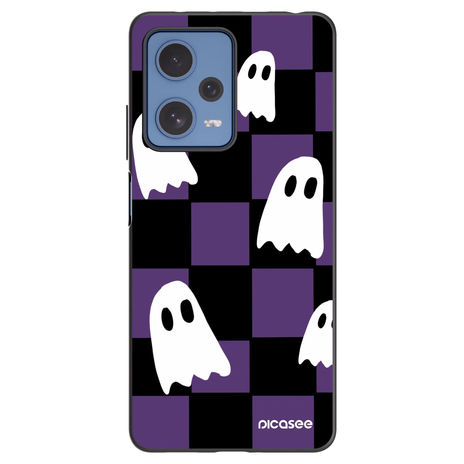 Picasee Μαύρη θήκη σιλικόνης για Xiaomi Redmi Note 12 Pro 5G - Ghosts