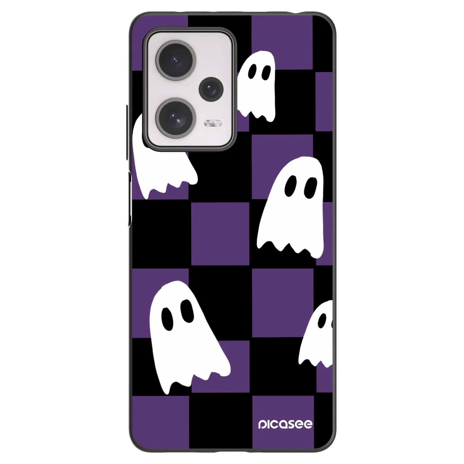 Picasee Μαύρη θήκη σιλικόνης για Xiaomi Redmi Note 12 Pro+ 5G - Ghosts