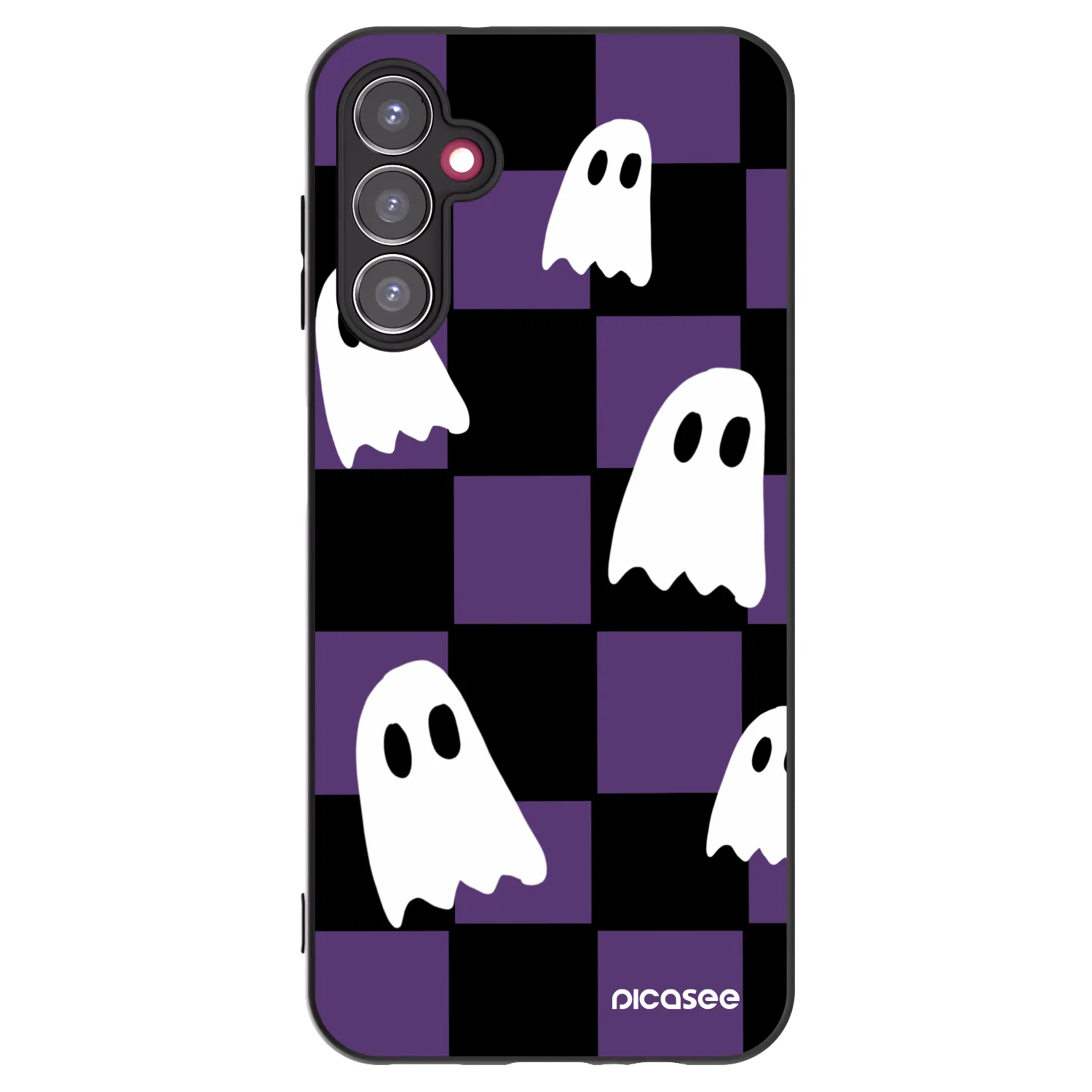 Picasee Μαύρη θήκη σιλικόνης για Samsung Galaxy A14 5G A146P - Ghosts