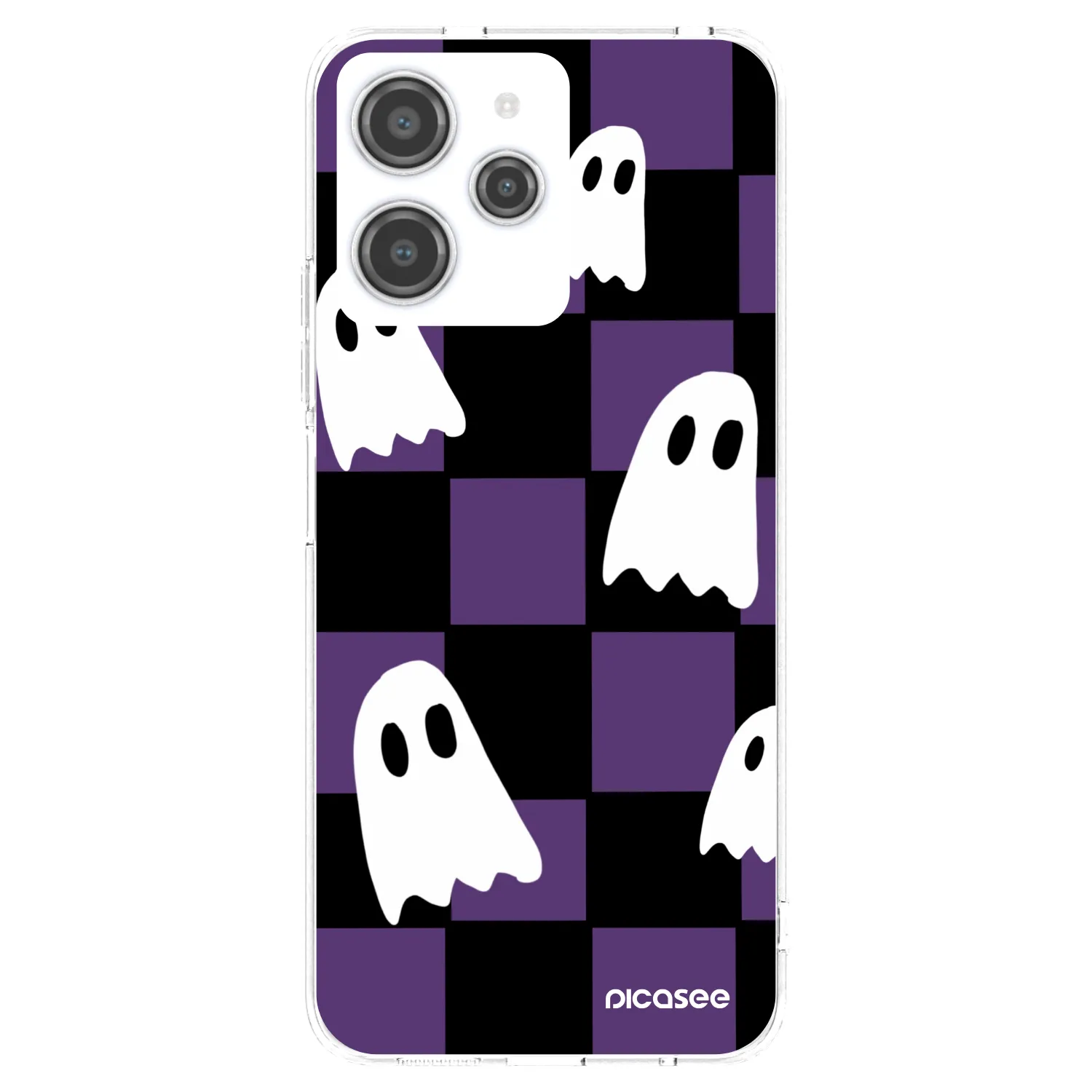 Picasee διαφανής θήκη σιλικόνης Xiaomi Redmi 12 4G - Ghosts
