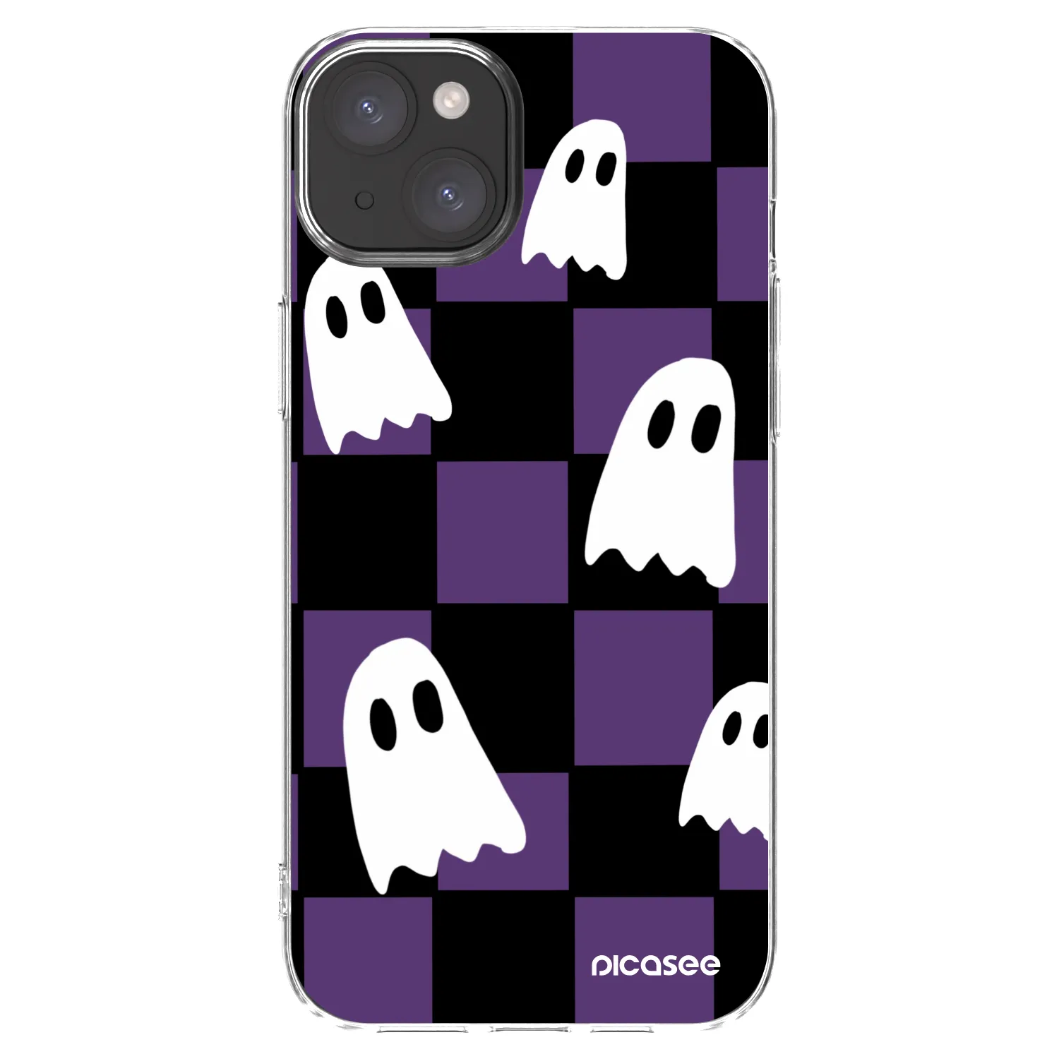 Picasee διαφανής θήκη σιλικόνης Apple iPhone 15 Plus - Ghosts