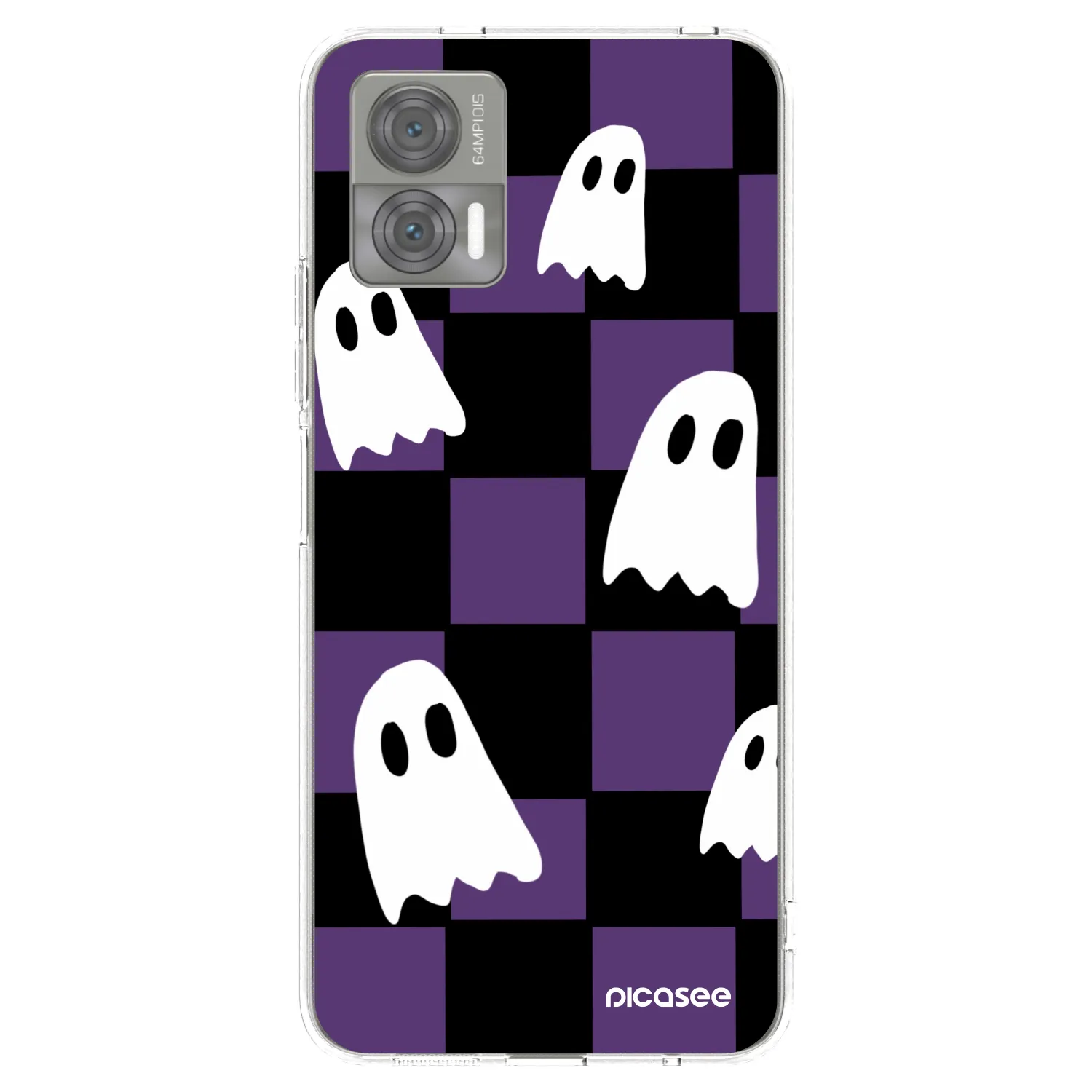 Picasee διαφανής θήκη σιλικόνης Motorola Edge 30 Neo - Ghosts